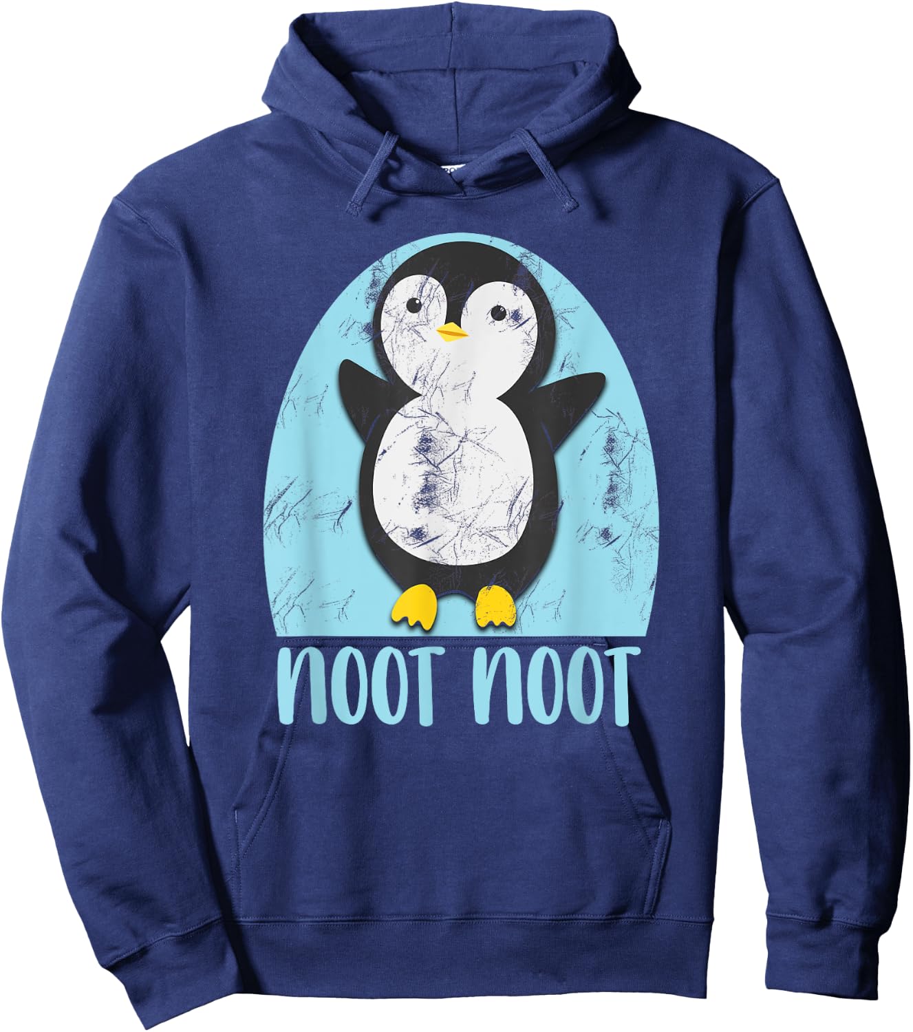 Noot Noot Funny Penguin Bird Sound Christmas Winter Penguin Hoodie - Hoodie | Navy