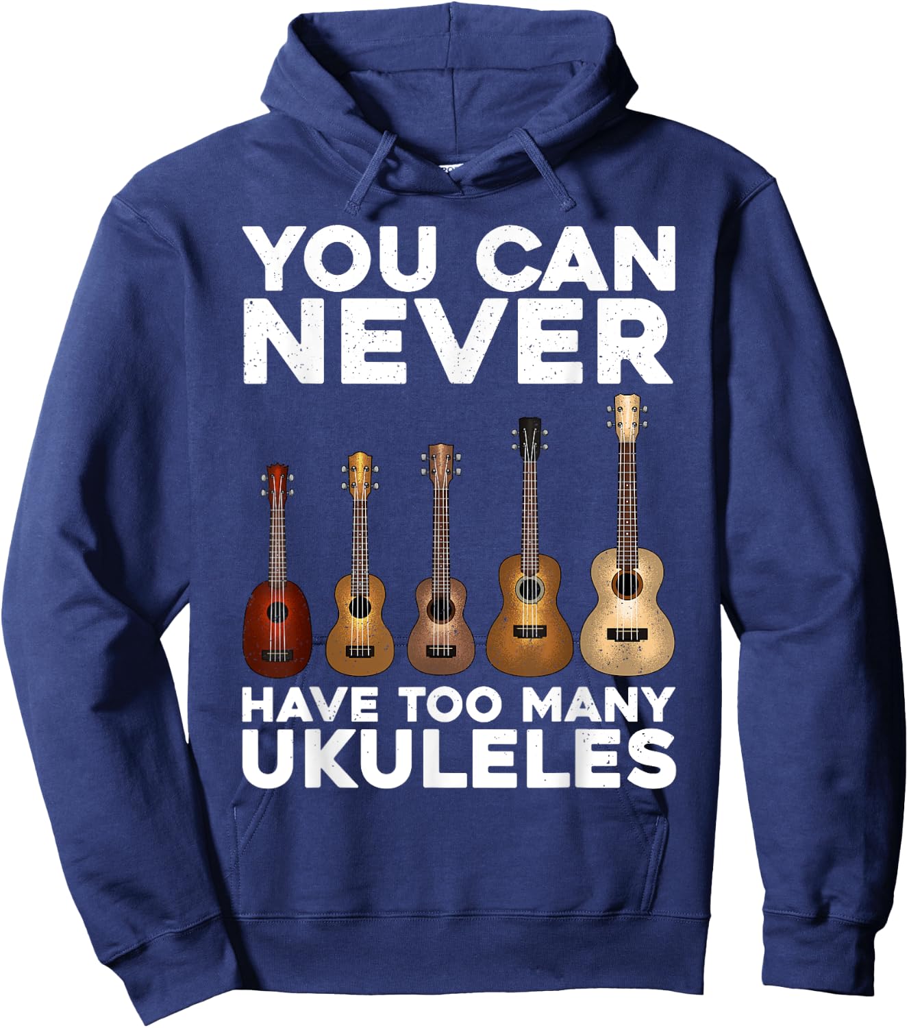 Funny Ukulele Art Women Ukulele Lover Ukulele Player Hoodie - Hoodie | Navy