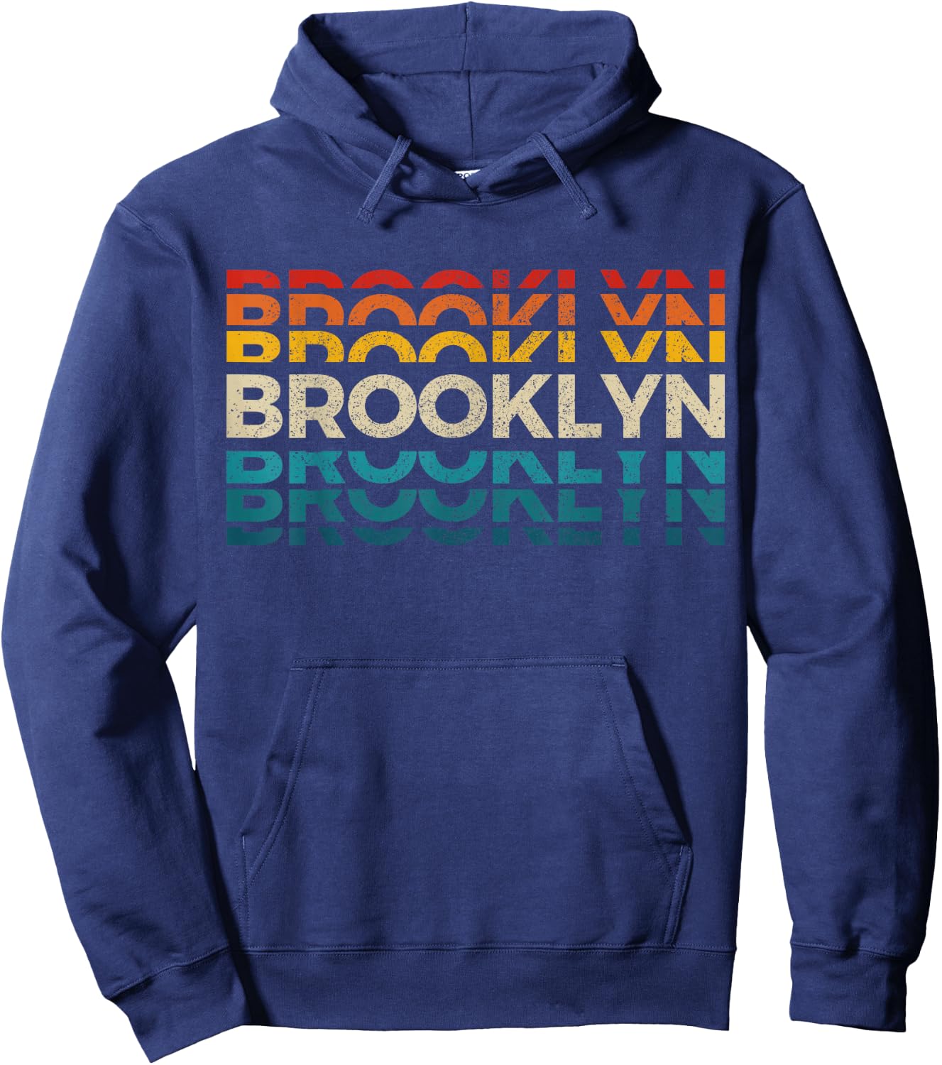 Brooklyn New York Vintage Retro USA America Souvenir Hoodie - Hoodie | Navy