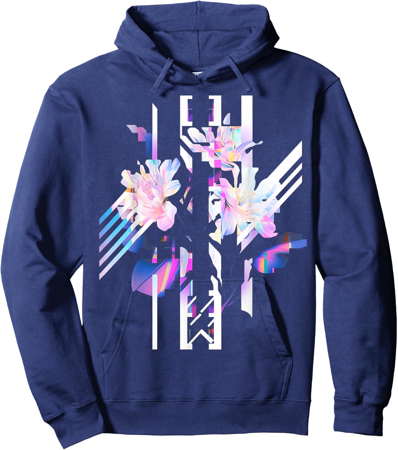 Futuristic Techwear Japanese Cyberpunk | Harajuku Streetwear Hoodie - Hoodie | Navy