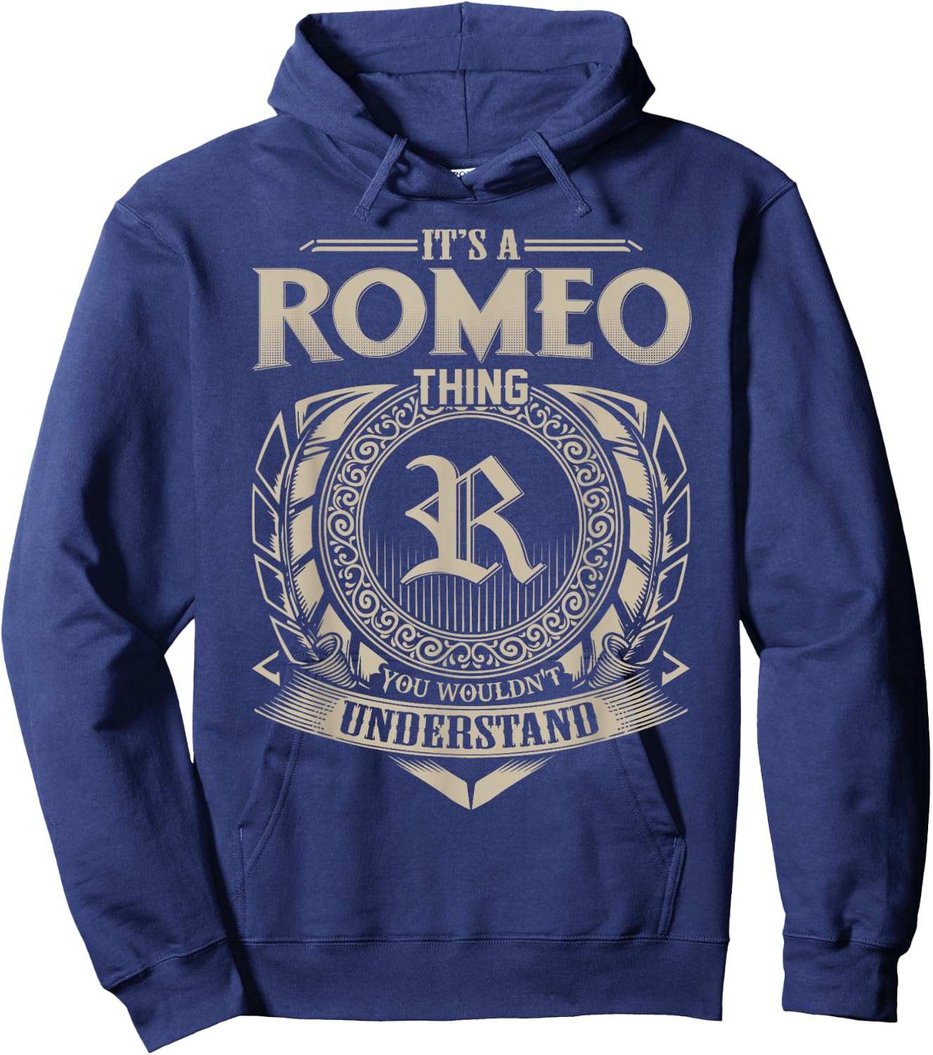 It's A ROMEO Thing You Wouldn't Understand Name Vintage Hoodie - Hoodie | Navy