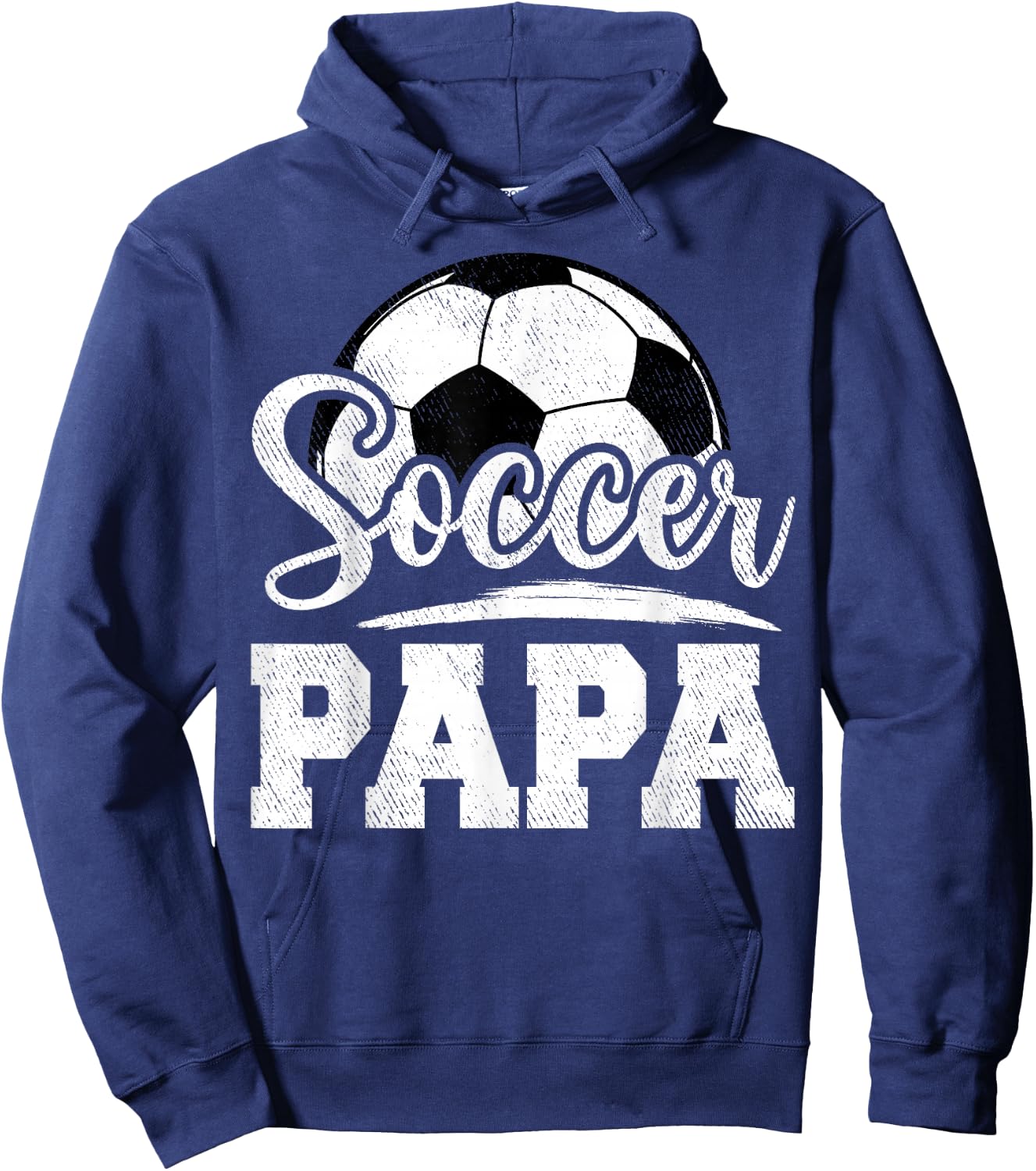 Soccer Papa Soccer Player Game Day Father's Day Hoodie - Hoodie | Navy