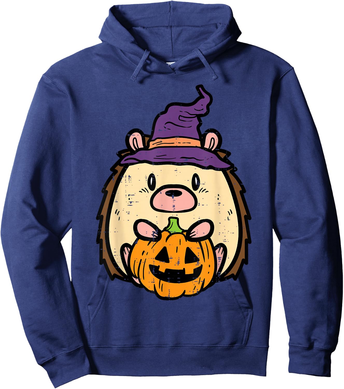 Halloween Hedgehog Fun Costume Girls Boys Kids Toddler Youth Hoodie - Hoodie | Navy