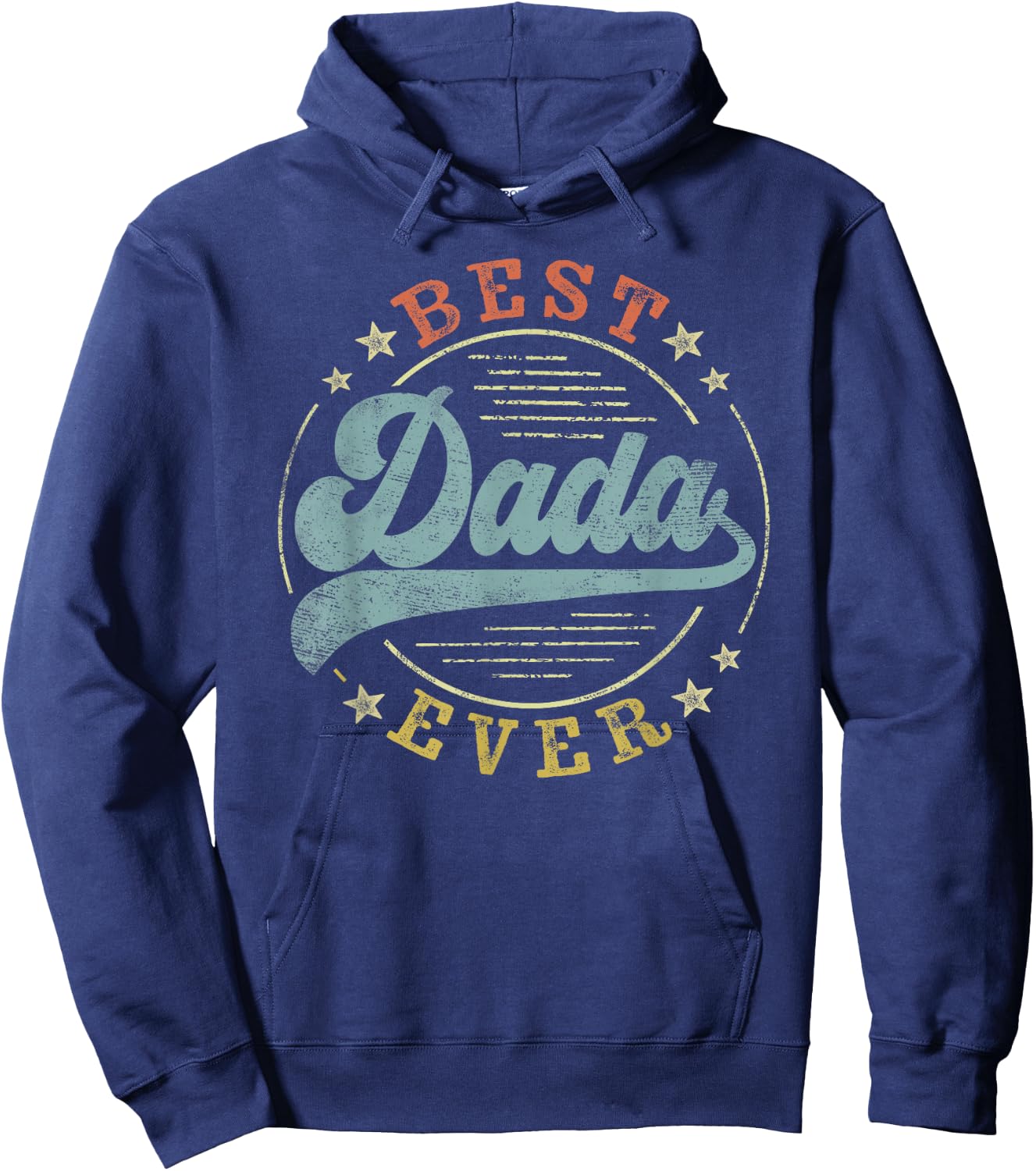 Best Dada Ever Father's Day Dada Gifts Vintage Emblem Hoodie - Hoodie | Navy