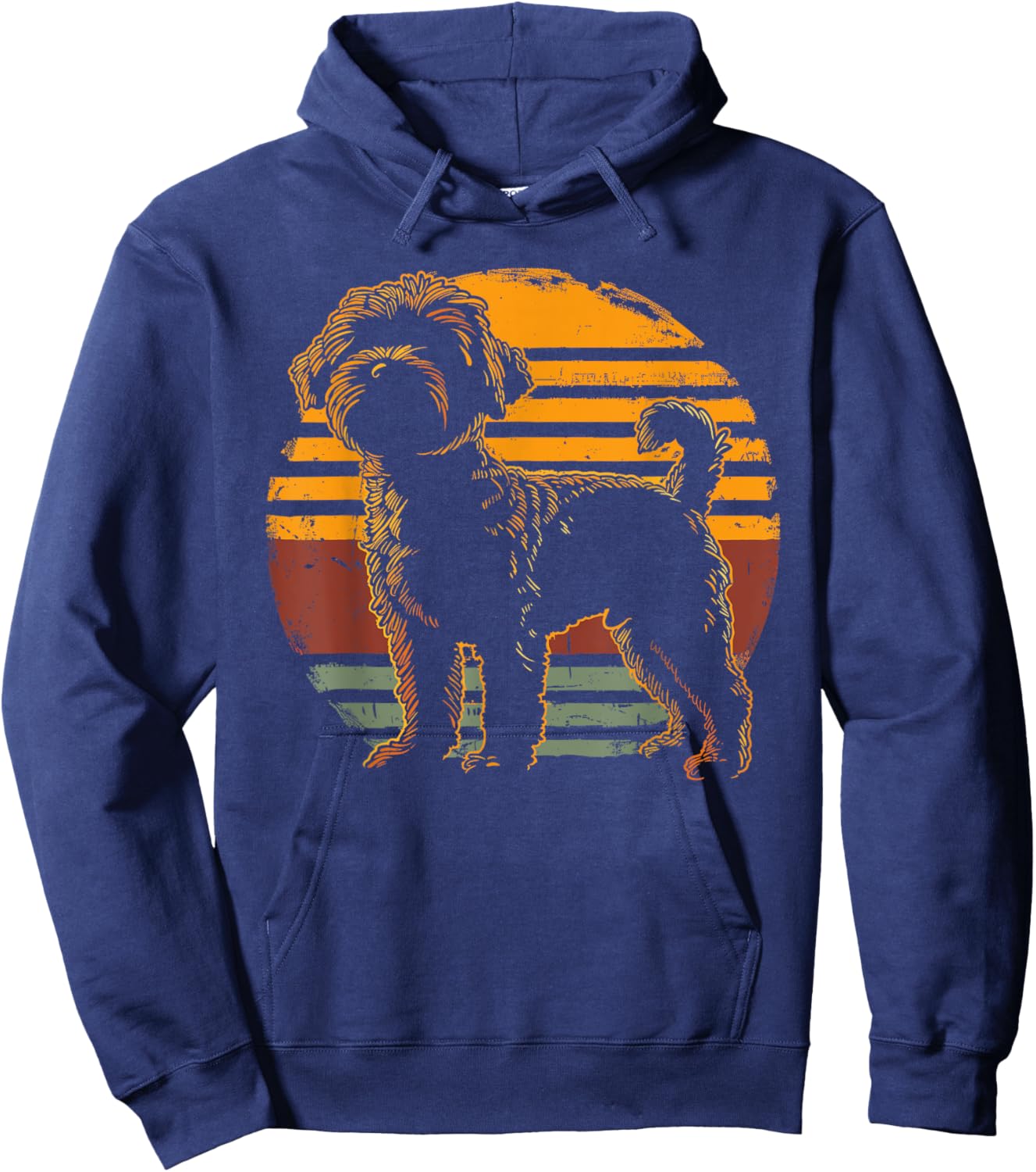 Retro Yorkipoo Dog Lovers Gift Vintage Yorkipoo Men Women Hoodie - Hoodie | Navy