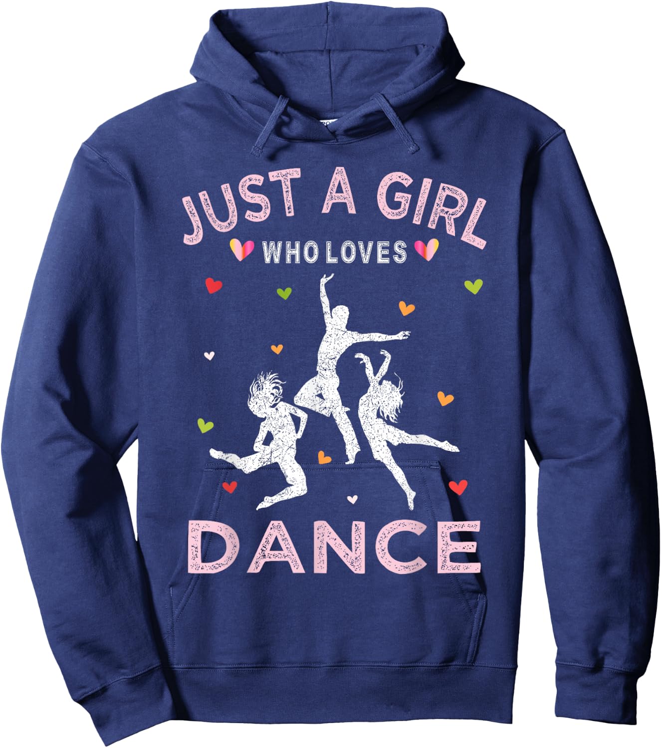Funny Dance Lover Just A Girl Who Loves Dance Hoodie - Hoodie | Navy