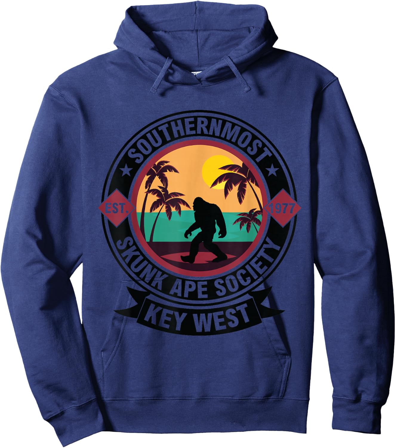 Skunk Monkey Hoodie - Hoodie | Navy