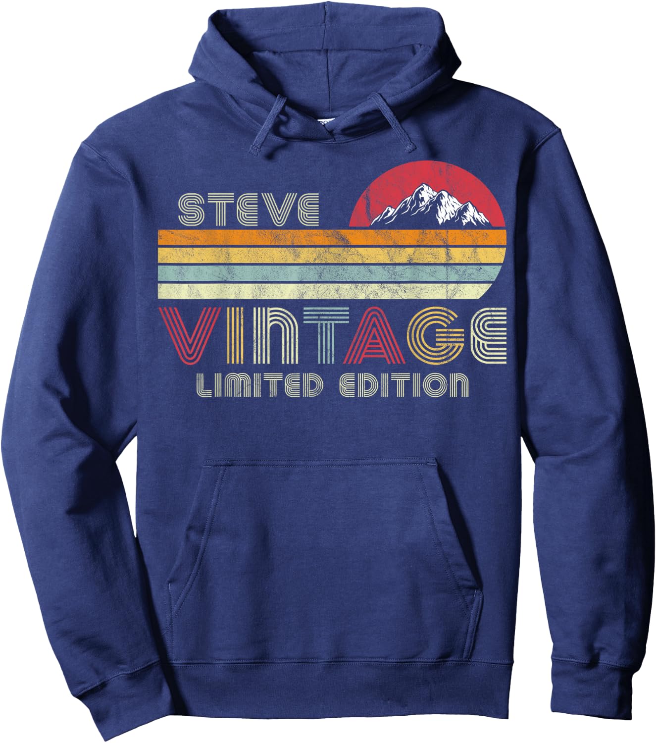 Steve Name Gifts Vintage Limited Edition Birthday Outfit Hoodie - Hoodie | Navy