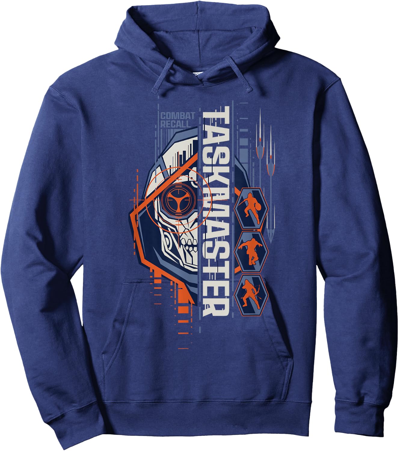 Marvel Black Widow Taskmaster Mask Hoodie - Hoodie | Navy