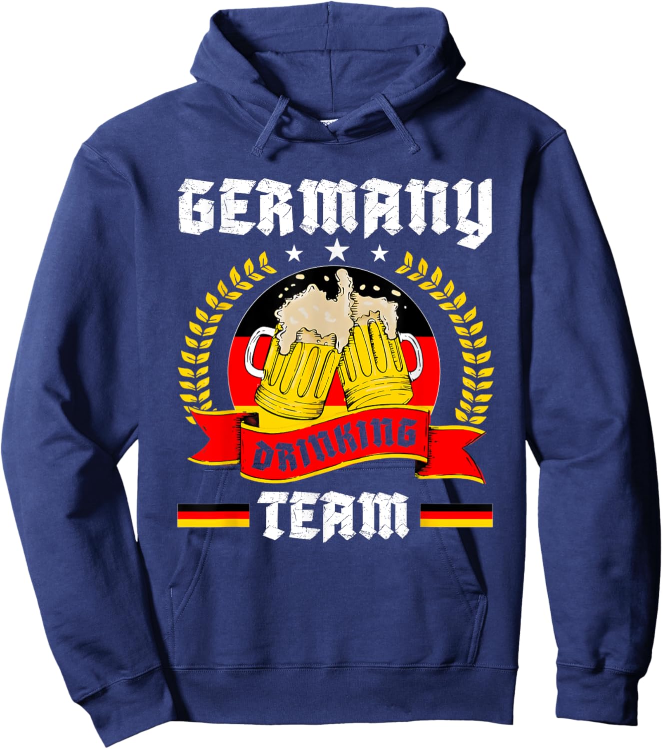 Germany Drinking Team Beer Festivals Oktoberfest Hoodie - Hoodie | Navy