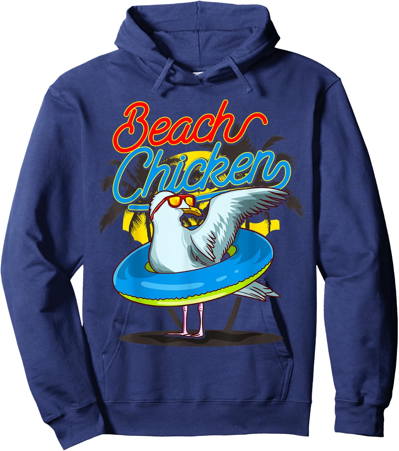 Seagull Beach Chicken Hoodie - Hoodie | Navy