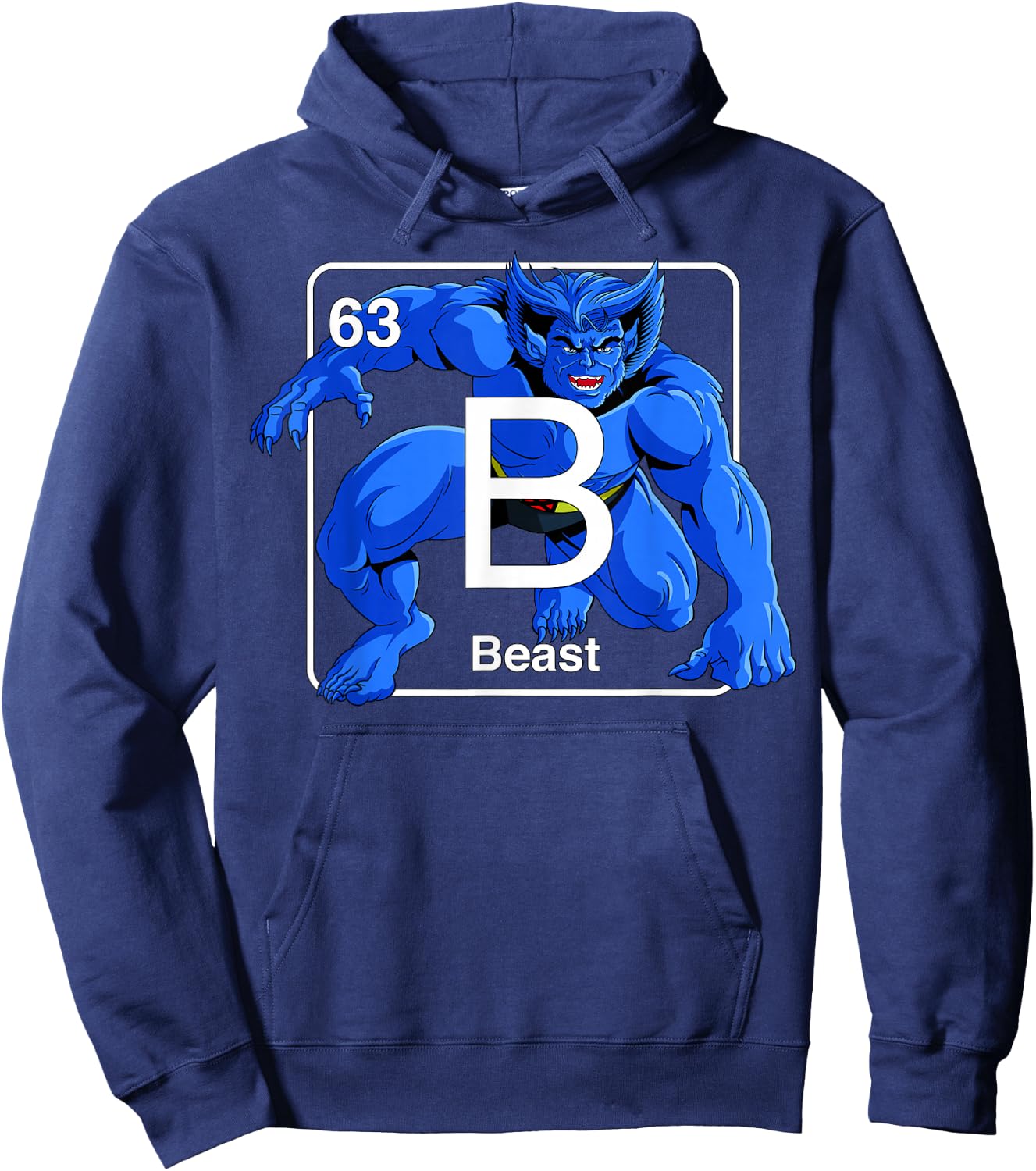 Marvel X-Men Beast Element Hoodie - Hoodie | Navy