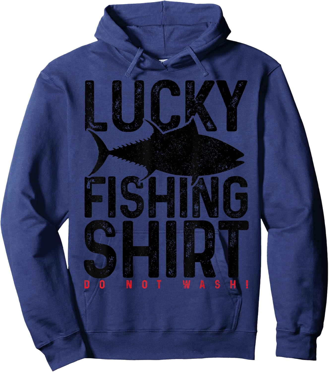 Tuna, fishing, lucky charm, fishing gift Hoodie - Hoodie | Navy