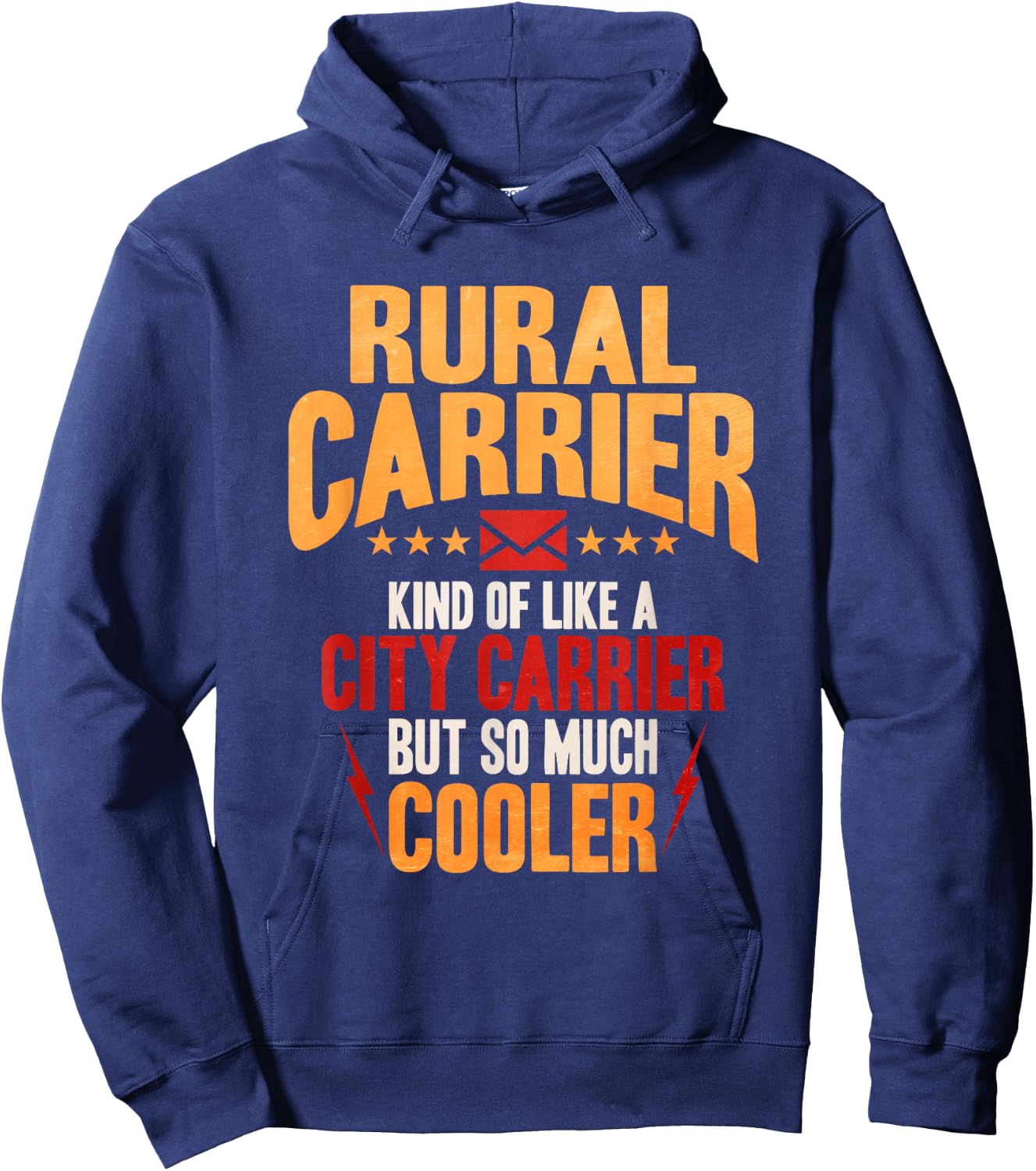 Rural Carrier Shirt Post Office Hoodie - Hoodie | Navy