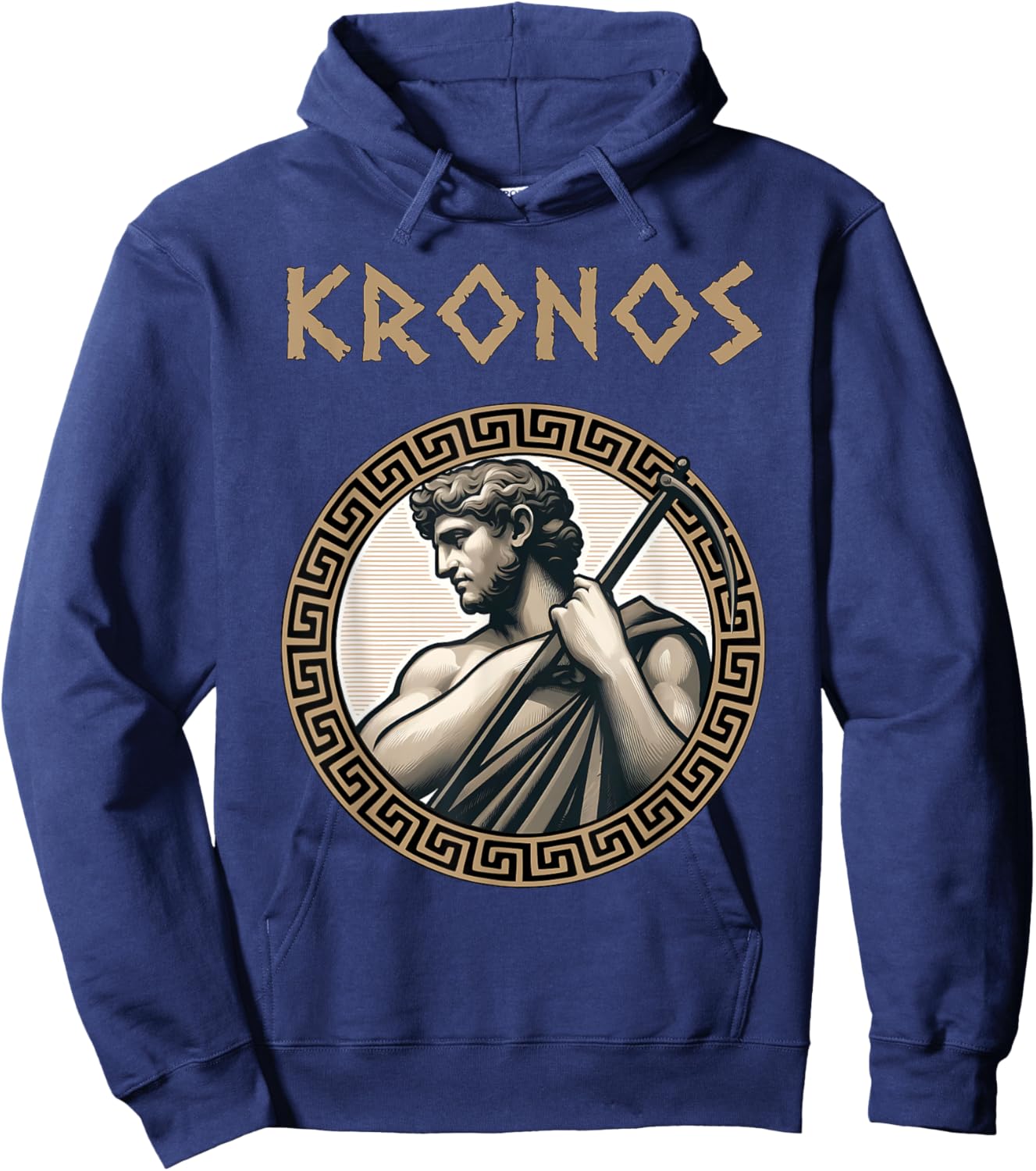 Kronos Ancient Greek Titan Greek Mythology Hoodie - Hoodie | Navy