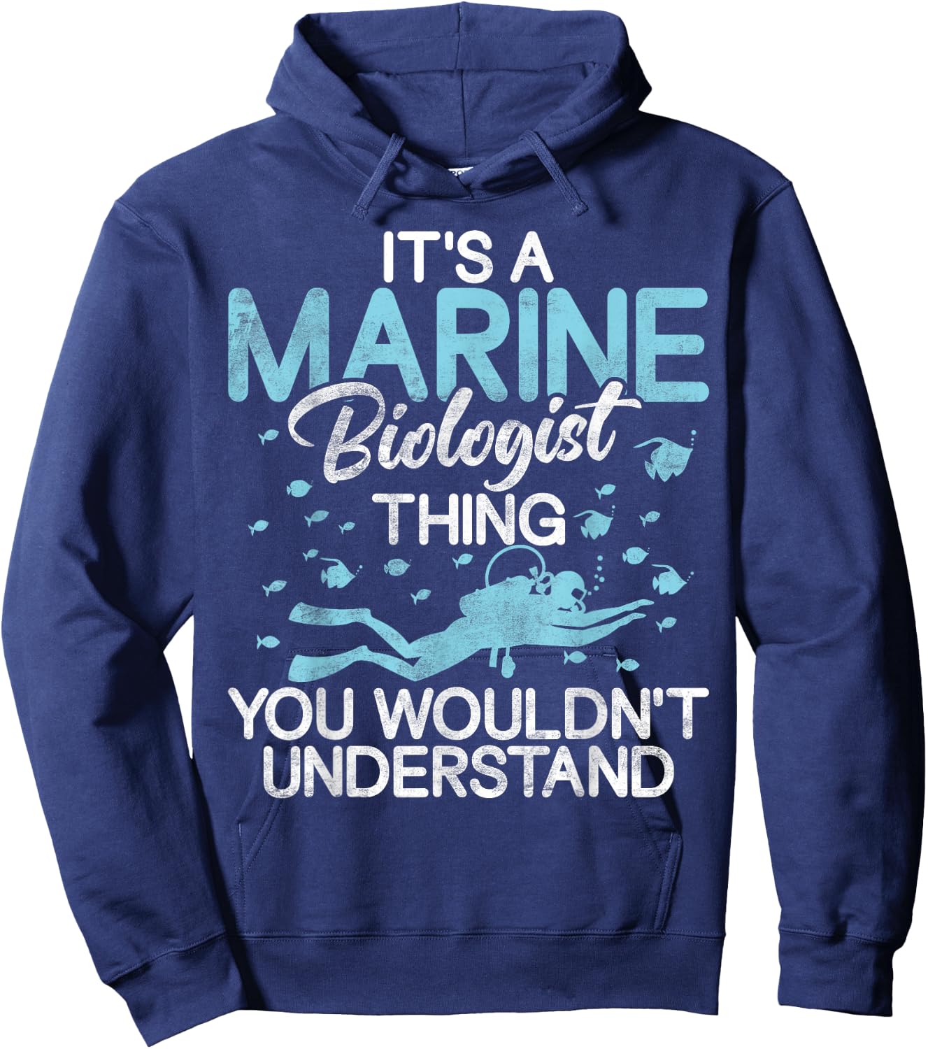 Its a Marine Biologist you wouldnt understand Biologist Hoodie - Hoodie | Navy