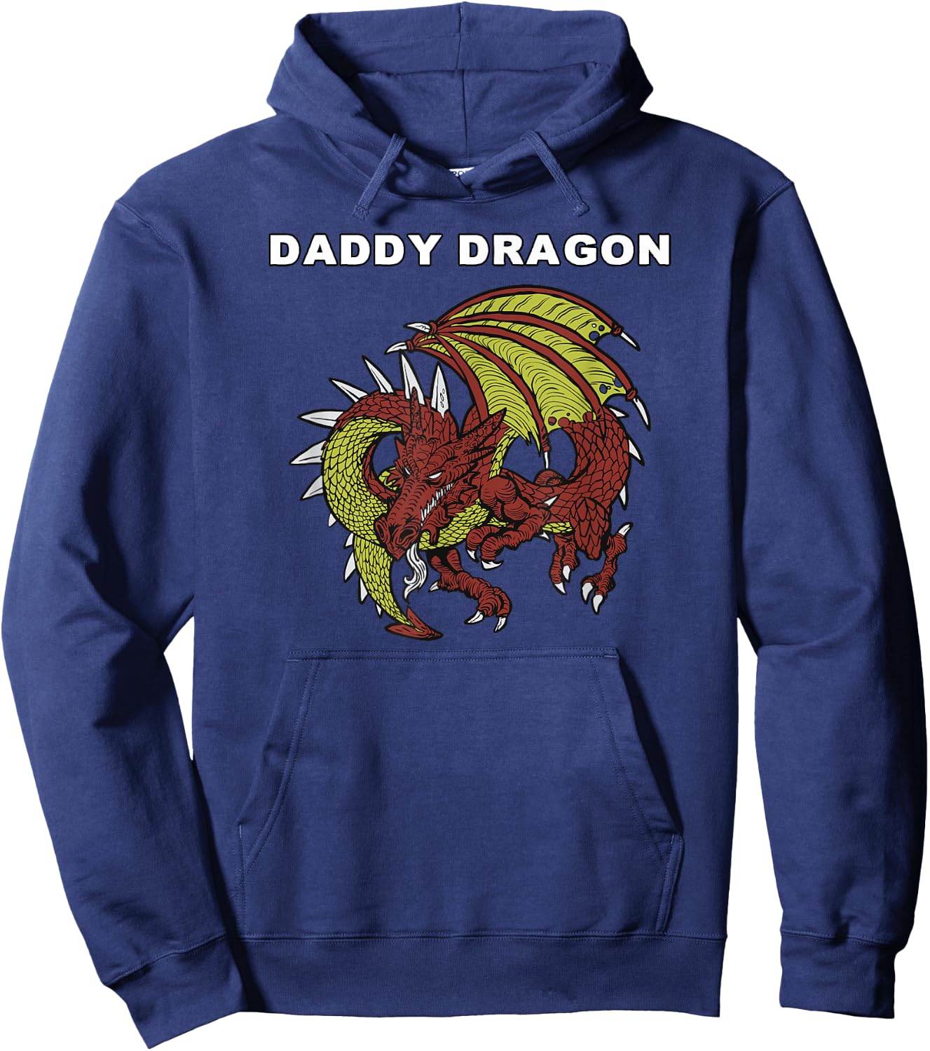 Daddy Dragon - Evil Dragon Streetwear for Dads & Dragon Fans Hoodie - Hoodie | Navy