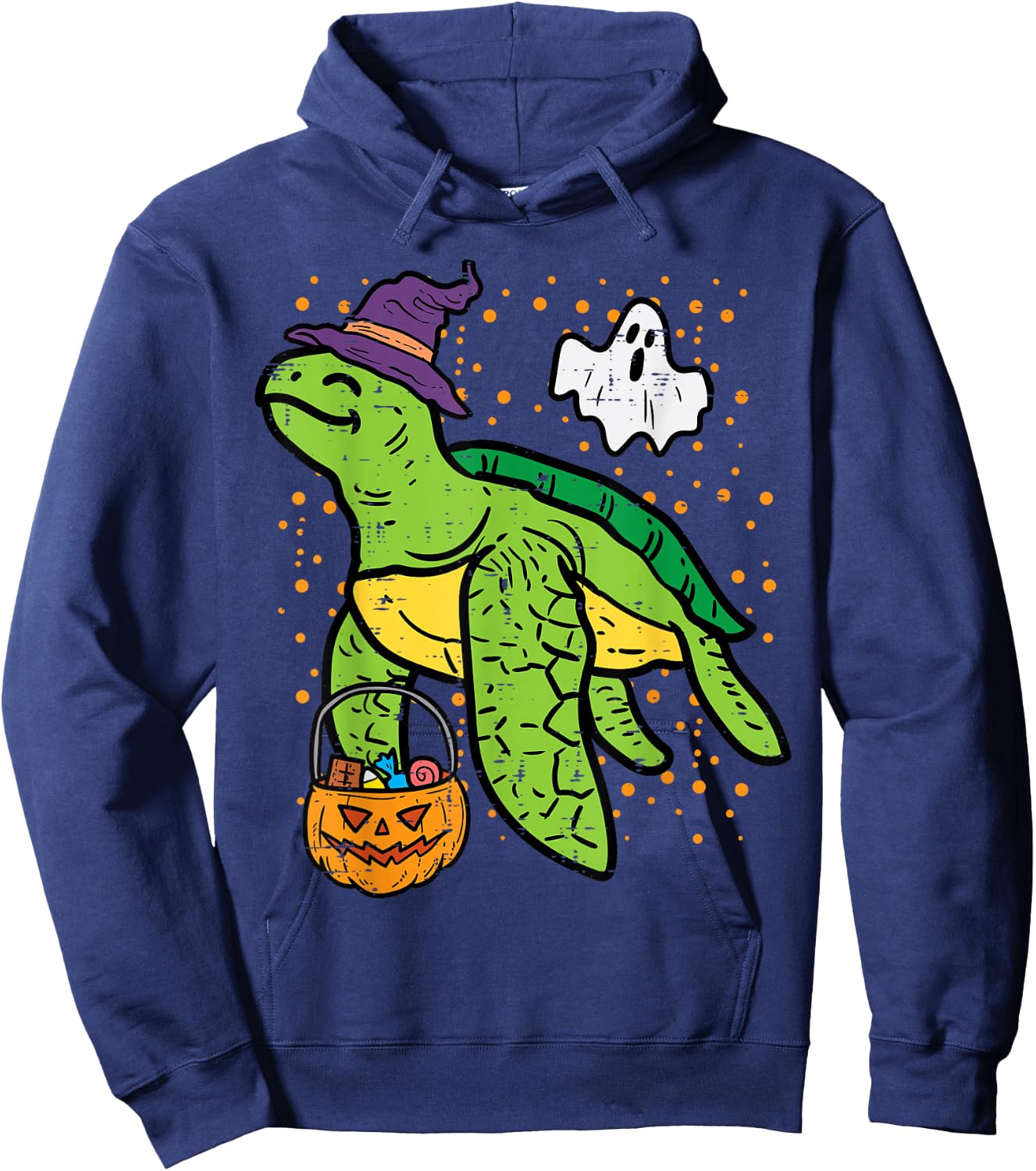 Halloween Turtle Tortoise Costume Men Women Kids Boys Girls Hoodie - Hoodie | Navy