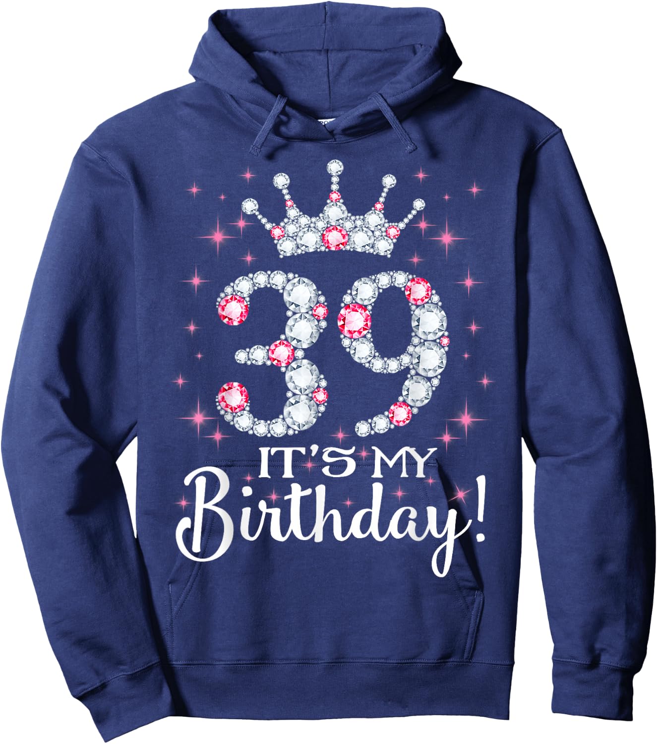 39 It's My Birthday 1982 39Th Birthday Gift Hoodie - Hoodie | Navy