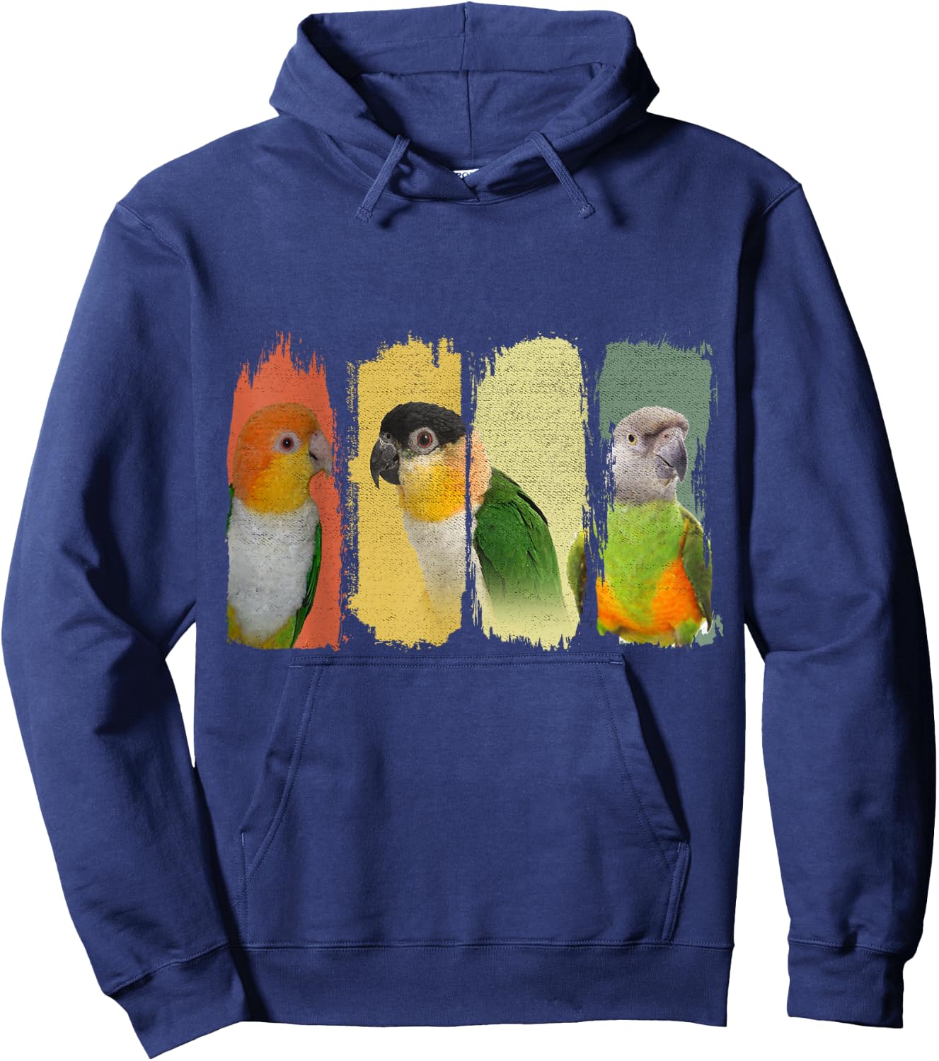 Caique Parrot Hoodie - Hoodie | Navy