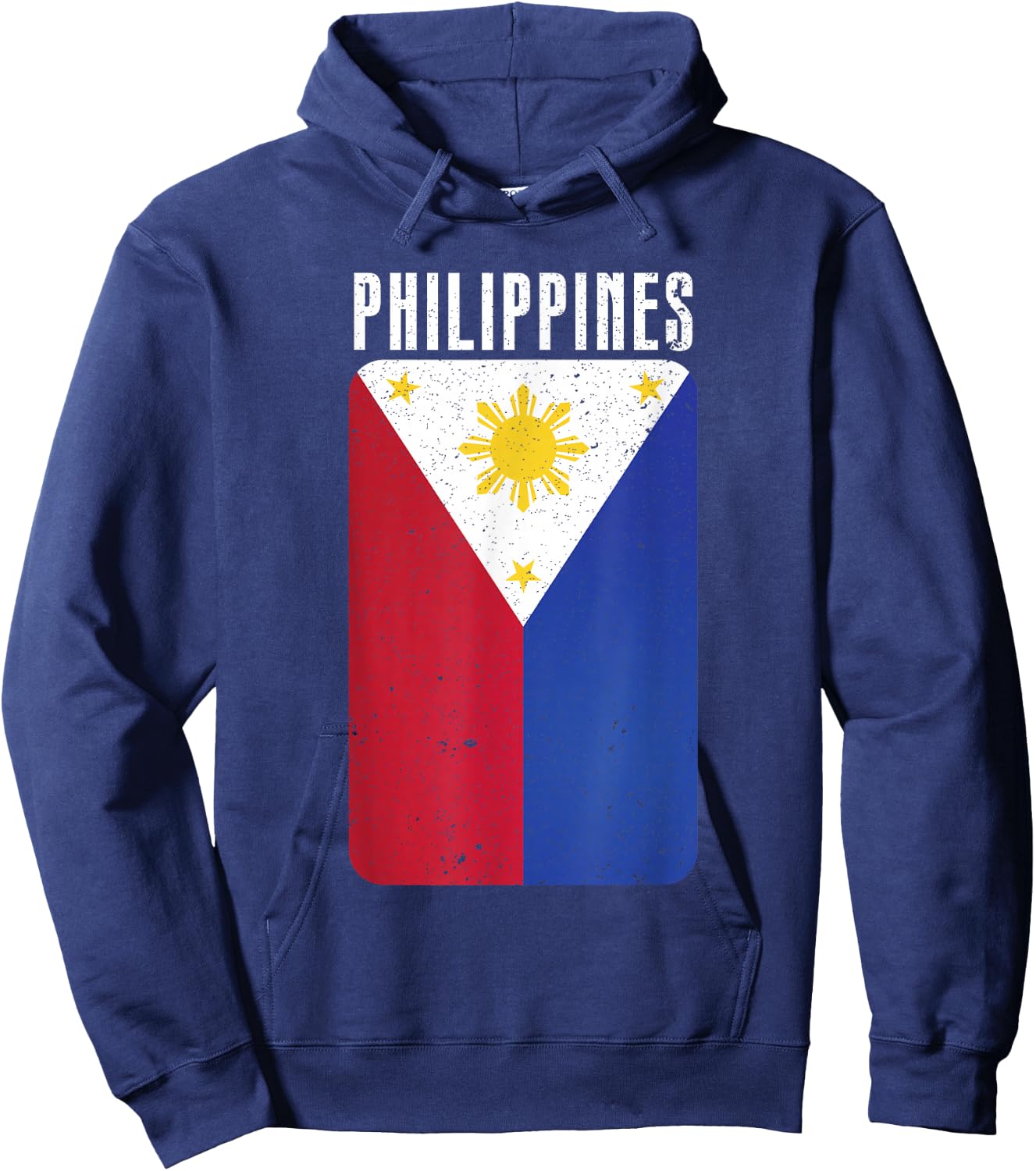 Philippine Flag Manila Asia Philippines Hoodie - Hoodie | Navy