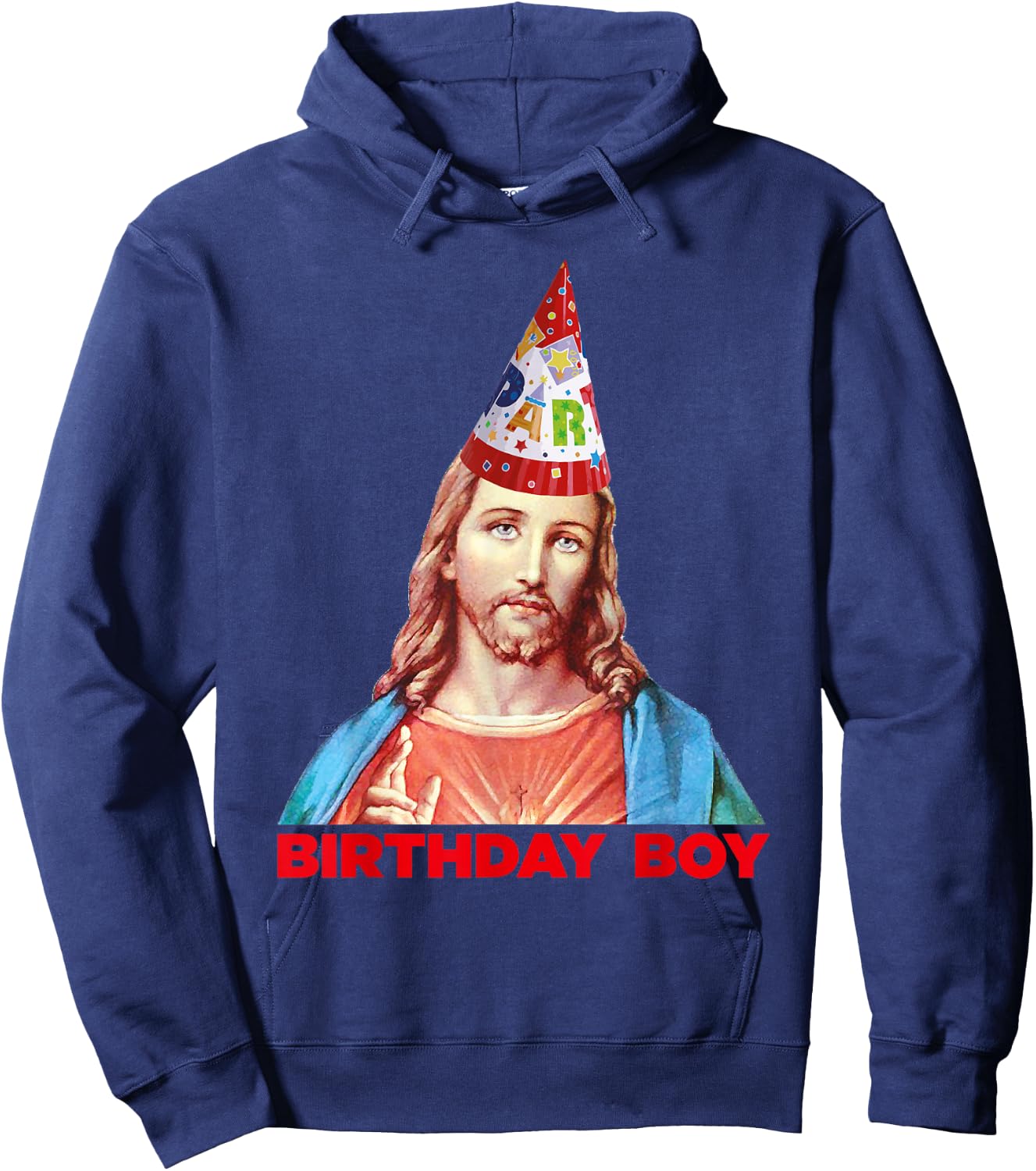 Popfunk -Family Funny Christmas Jesus Birthday Boy Hoodie - Hoodie | Navy