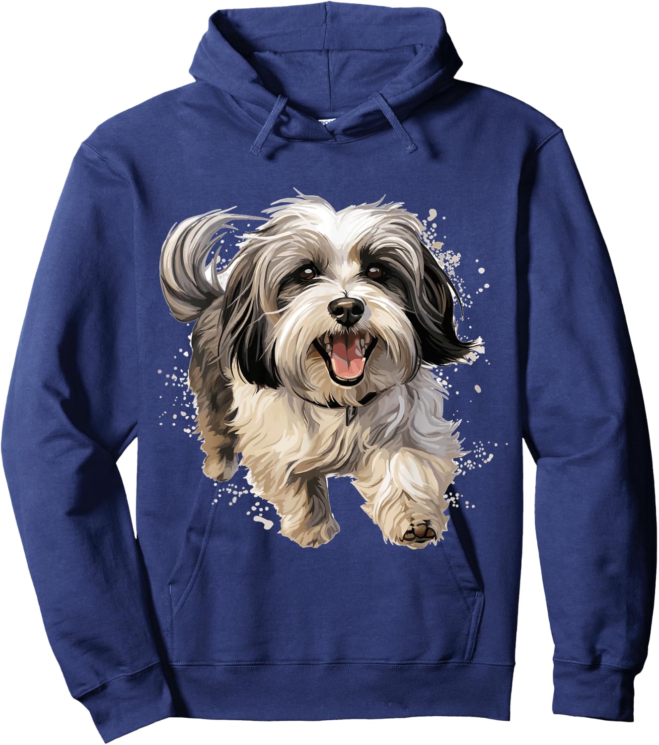 Havanese Dog Breed Pet Cute Graphic Women Girls Kids Hoodie - Hoodie | Navy