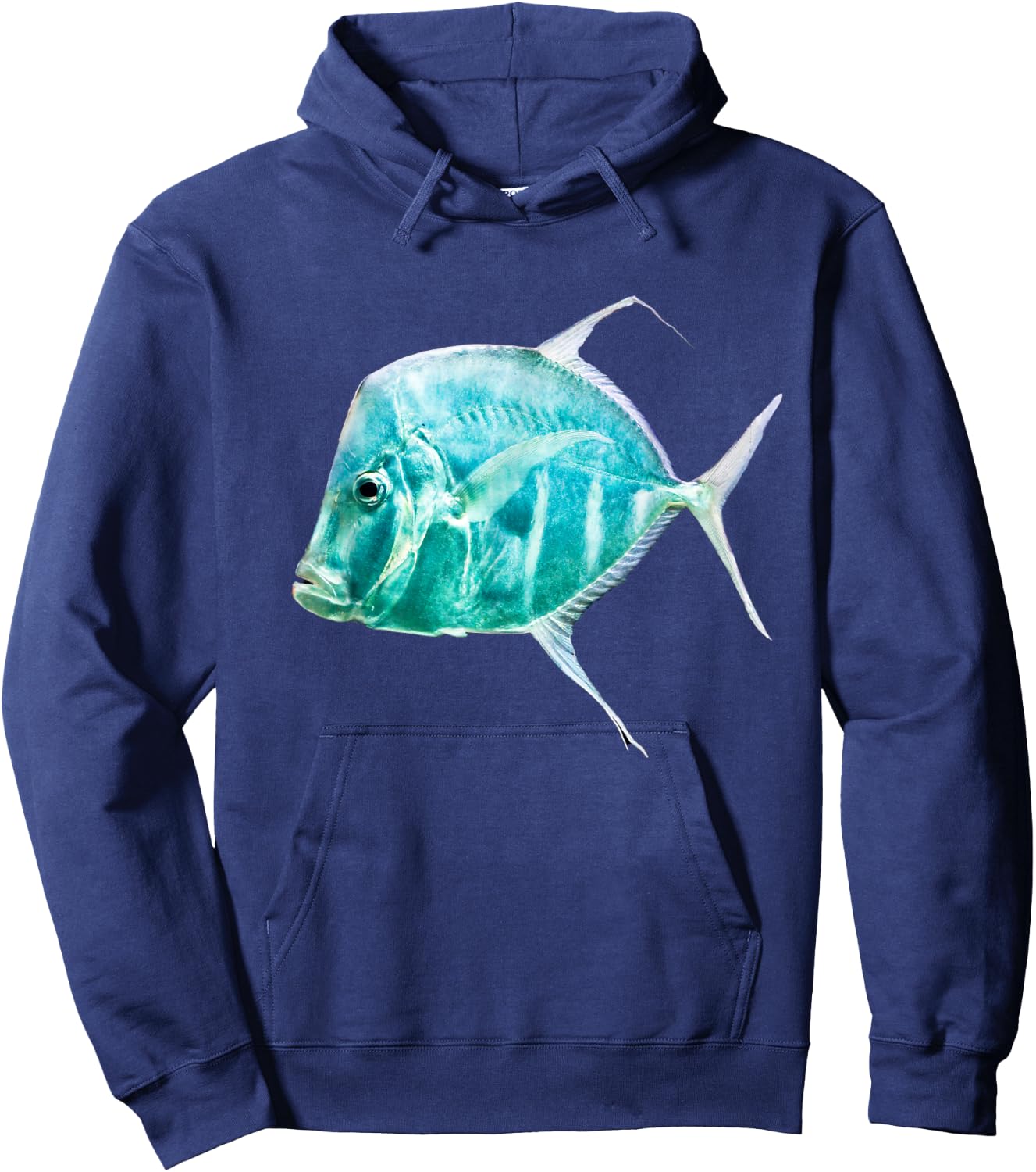 fish Silver Moonfish,Lookdowns-Selene vomer - unique pattern Hoodie - Hoodie | Navy