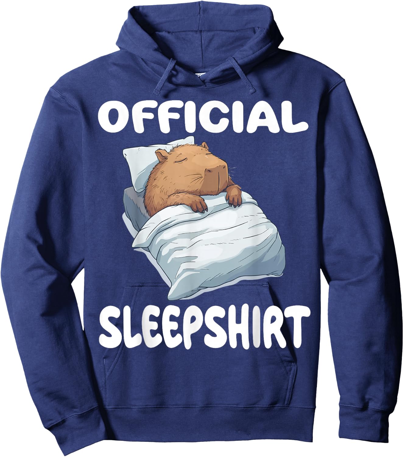 Capybara Official Sleepshirt Pajamas Nightgown Hoodie - Hoodie | Navy
