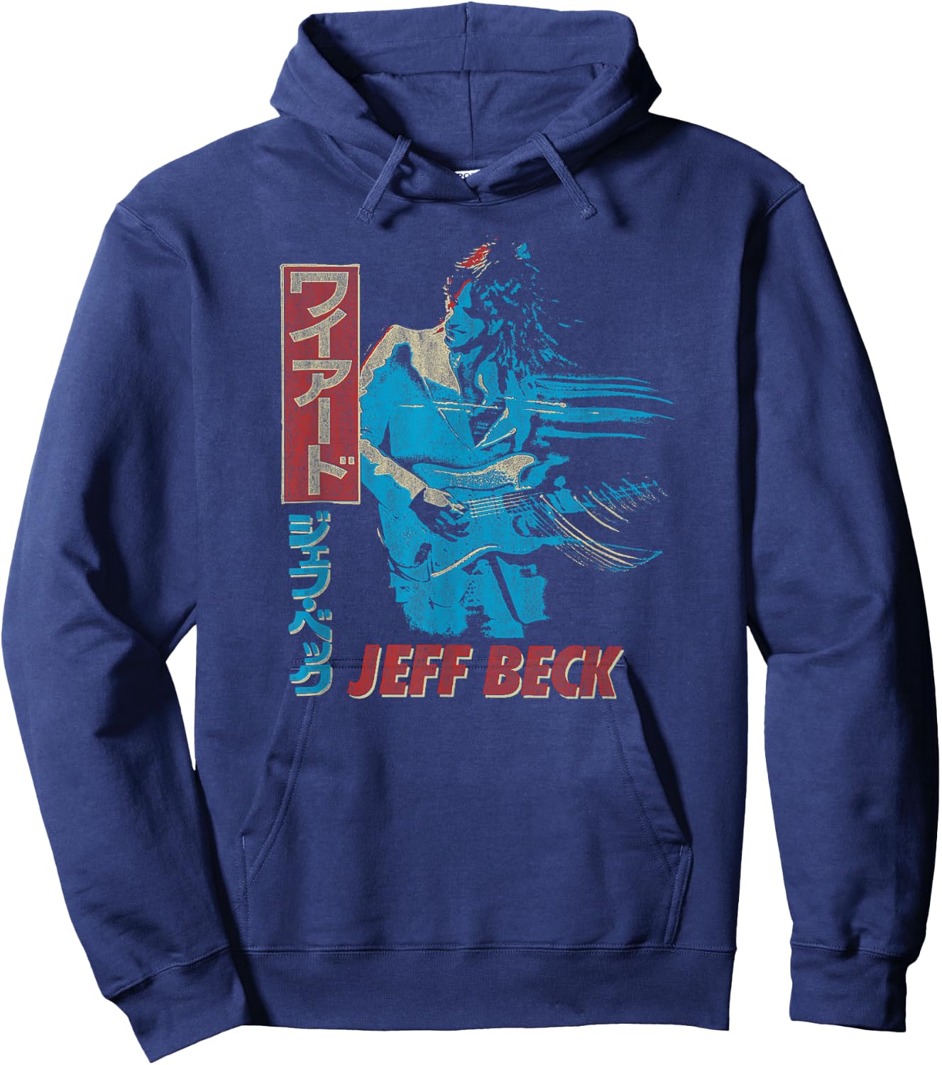 Jeff Beck - Blue Wind Japan Hoodie - Hoodie | Navy