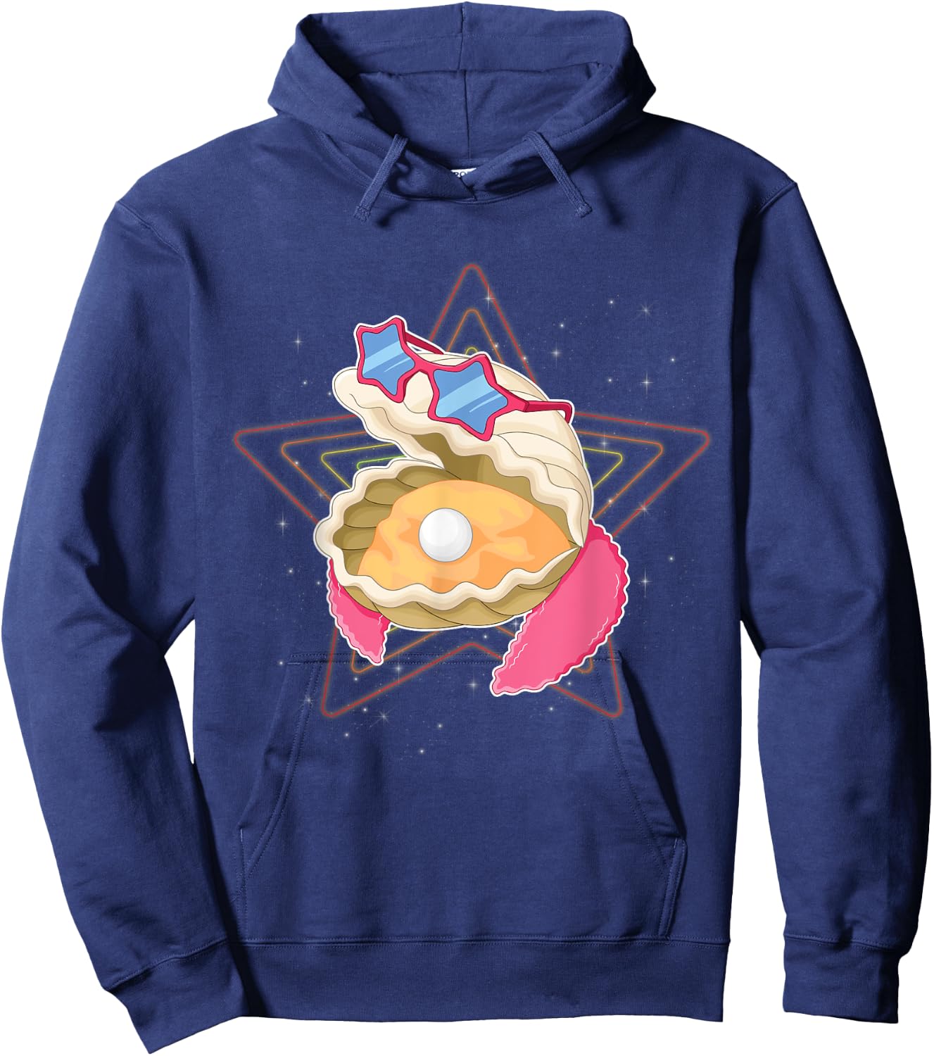 Clam Digger Pun Clamdigger Fresh Clams Clamorous Glamorous Hoodie - Hoodie | Navy