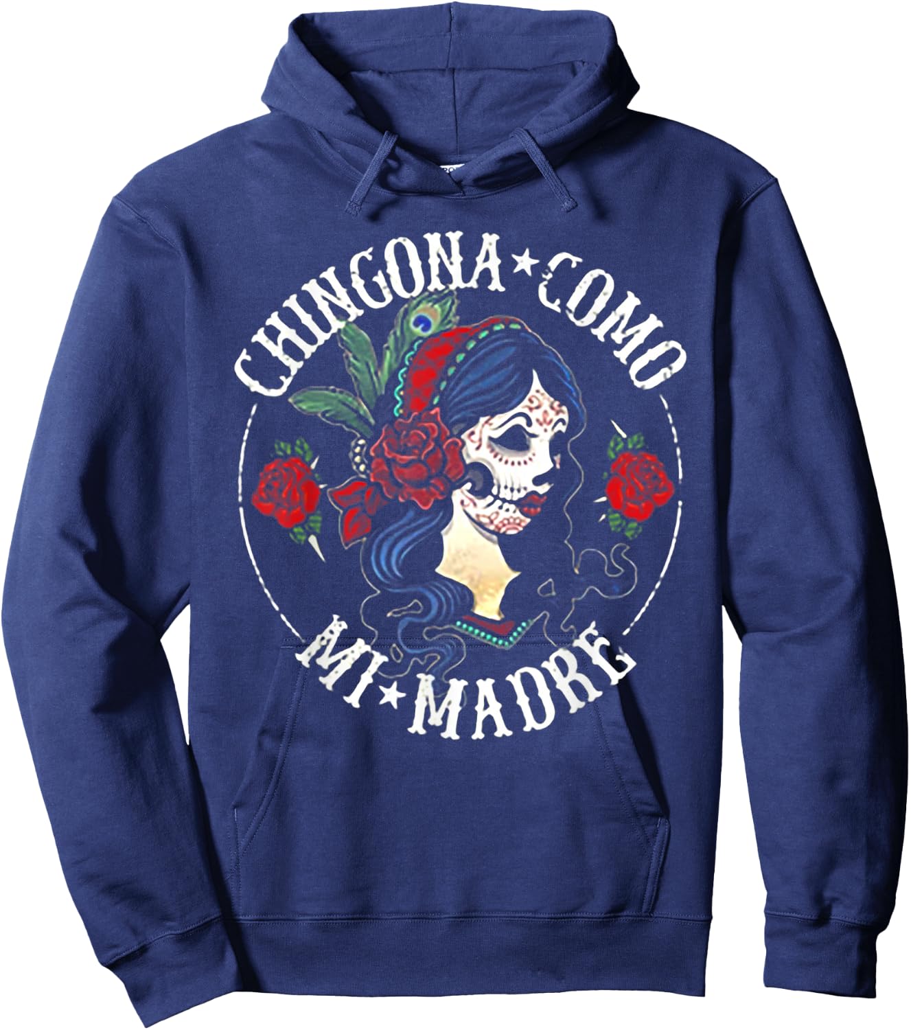 Chingona Como Mi Madre Hoodie - Hoodie | Navy