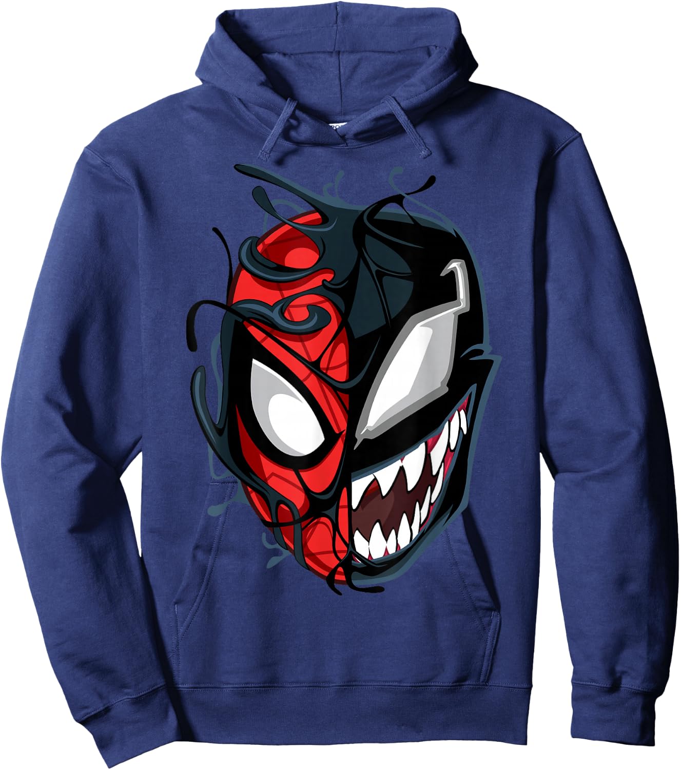 Marvel Spider-Man Maximum Venom Spider-Man Big Face Hoodie - Hoodie | Navy