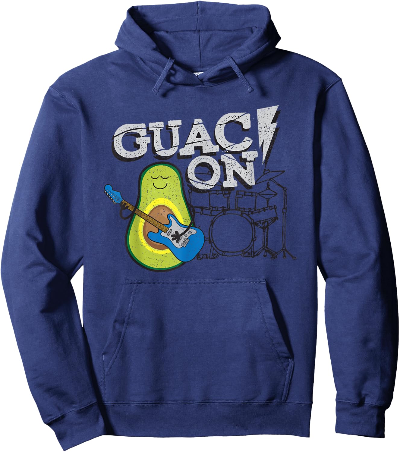 Funny Guac On! Guacamole T for music and Hoodie - Hoodie | Navy
