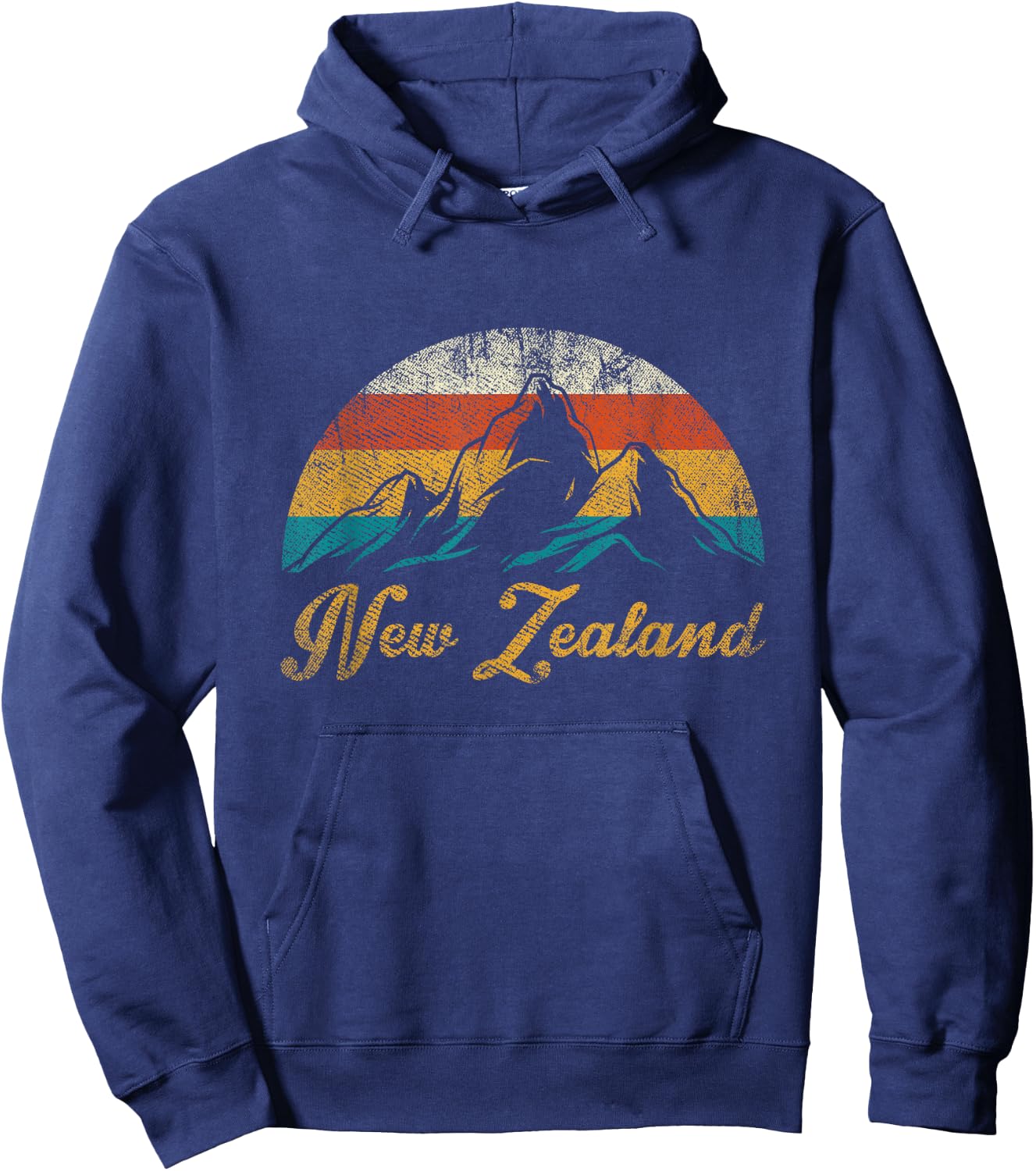 Maori Gifts Wellington New Zealand Retro New Zealand Hoodie - Hoodie | Navy