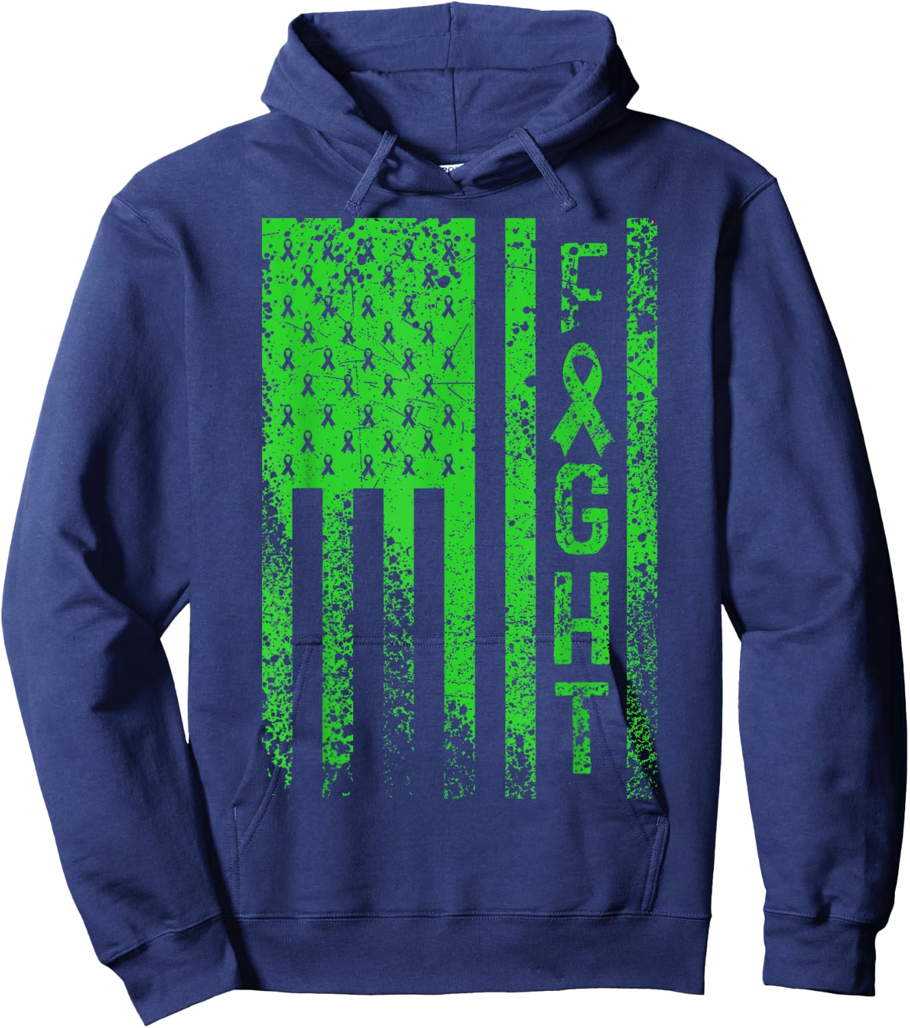Fight Liver Disease Awareness Hoodie - Hoodie | Navy