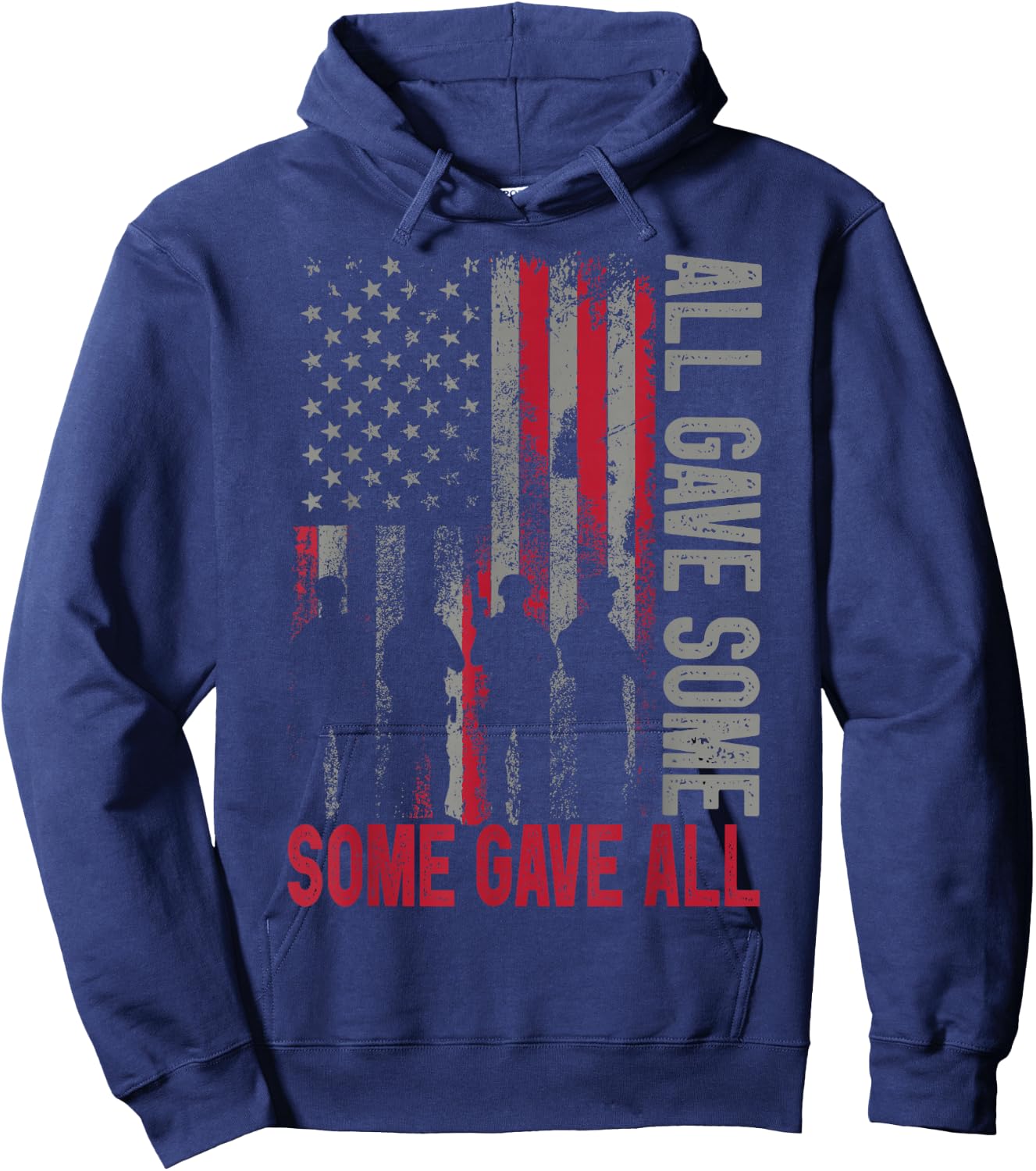 Memorial Day 2022 Shirt All Gave Some Some Gave All Veteran Hoodie - Hoodie | Navy