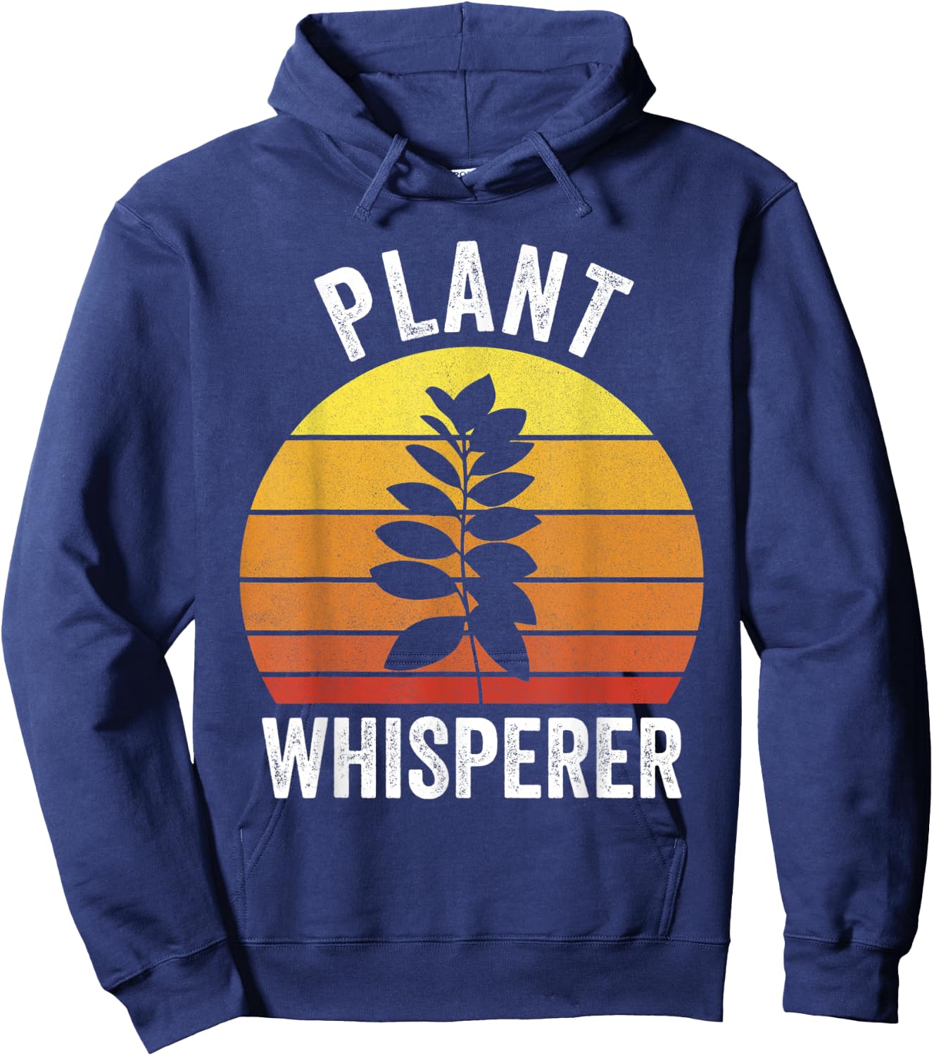 Retro Plant Whisperer Shirt Funny Hobby Gardening Gardener Hoodie - Hoodie | Navy