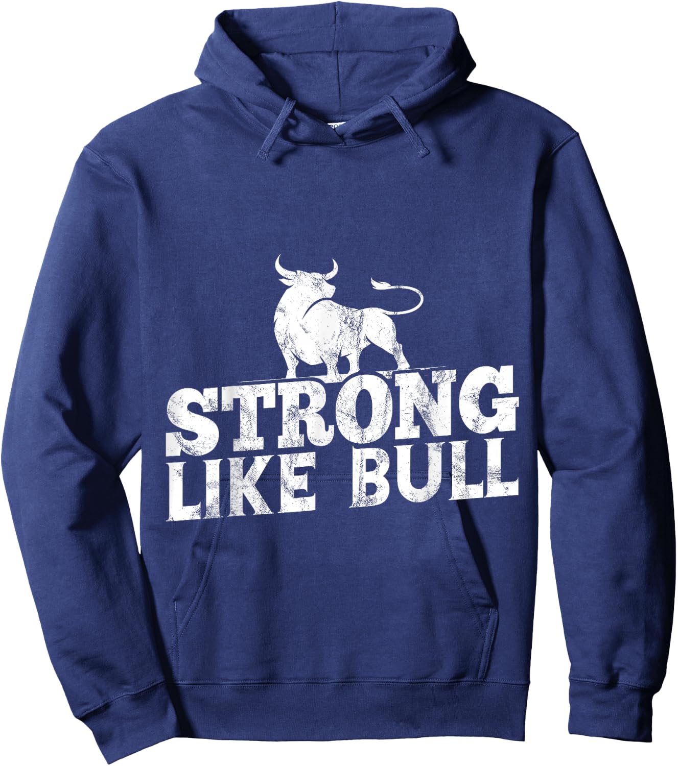 Strong Like A Bull Powerlifting Bodybuilding Hoodie - Hoodie | Navy