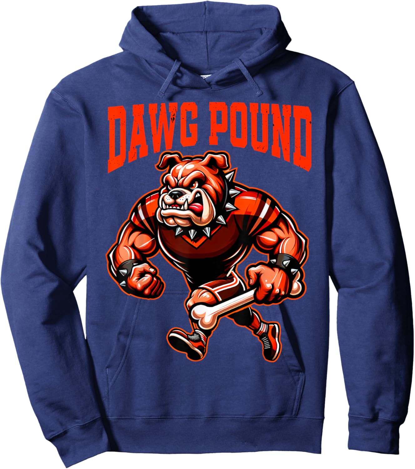 Retro Cleveland Name Pride Classic Art DAWG Dogs Pound Gifts Hoodie - Hoodie | Navy