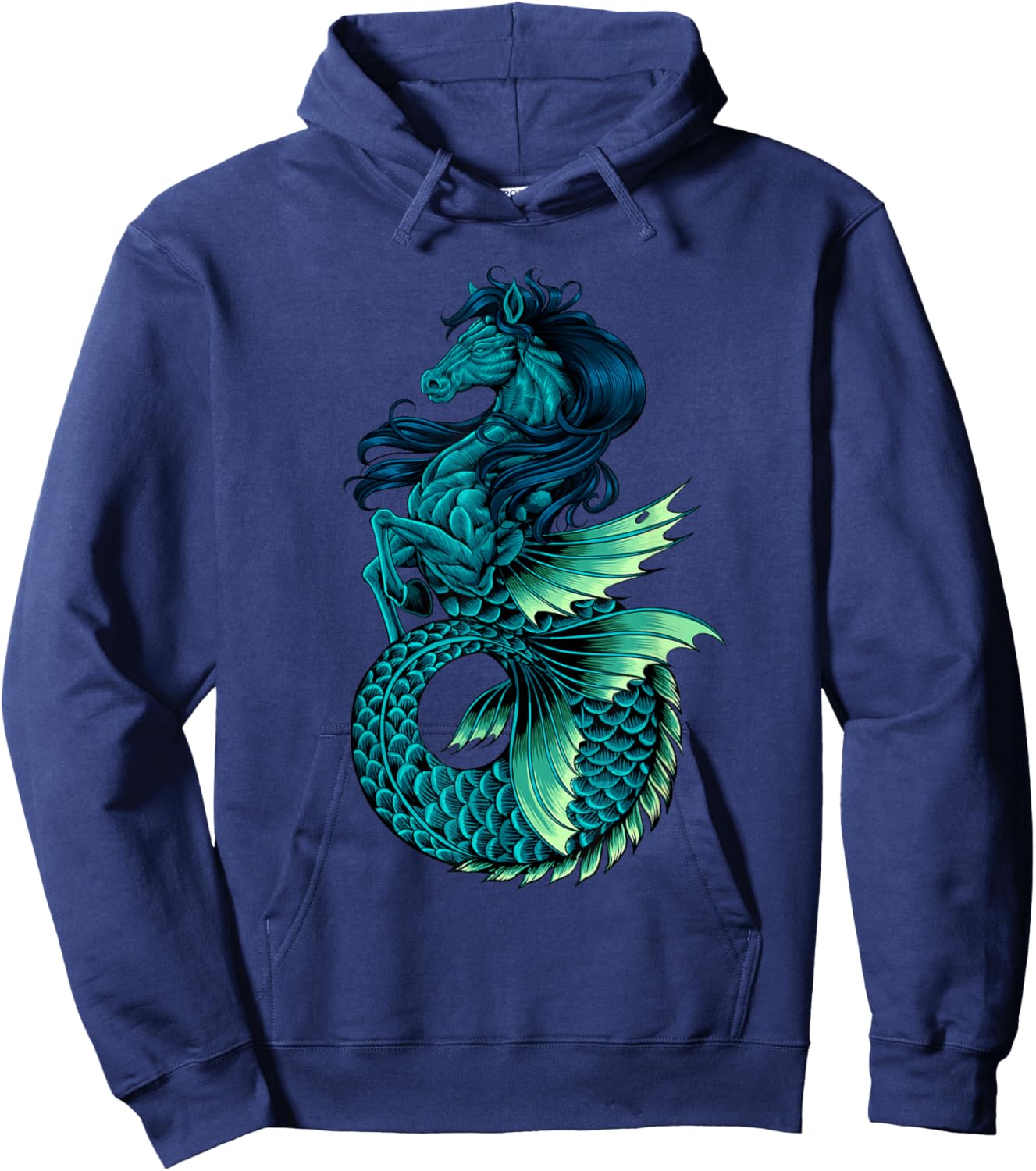 Hippocampus Hoodie - Hoodie | Navy