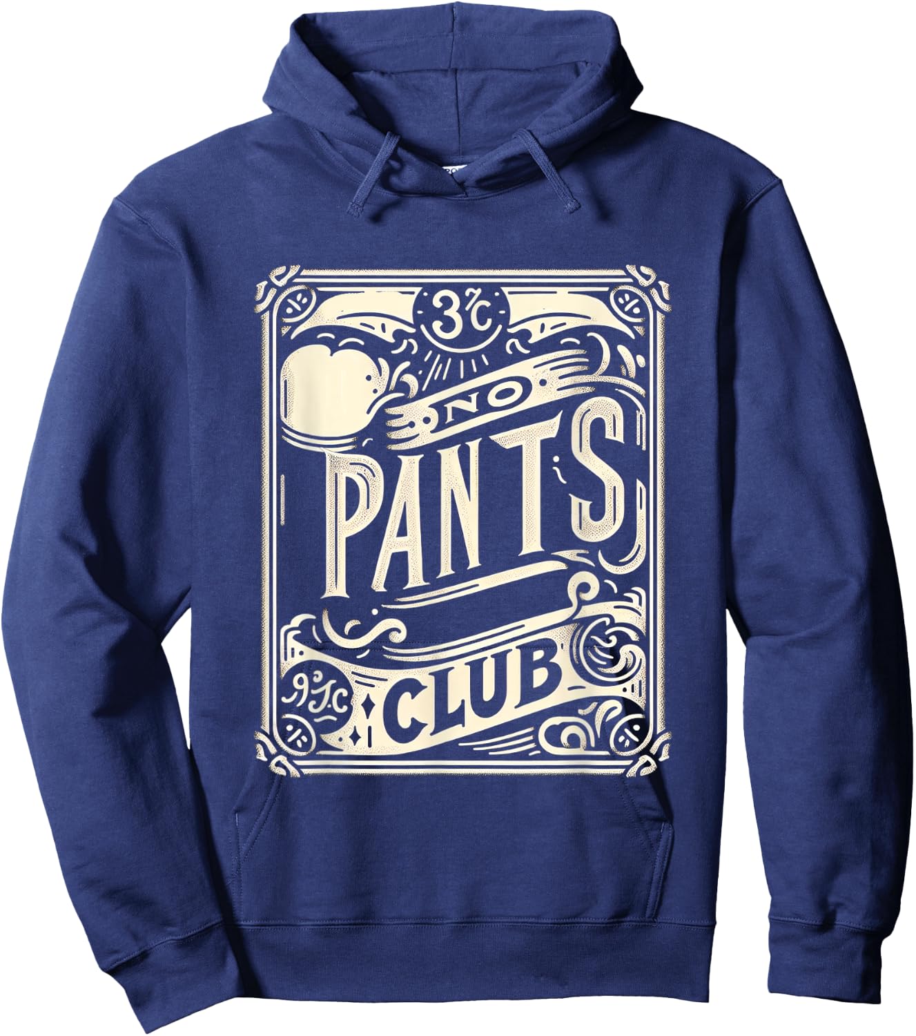 No Pants Club Hoodie - Hoodie | Navy