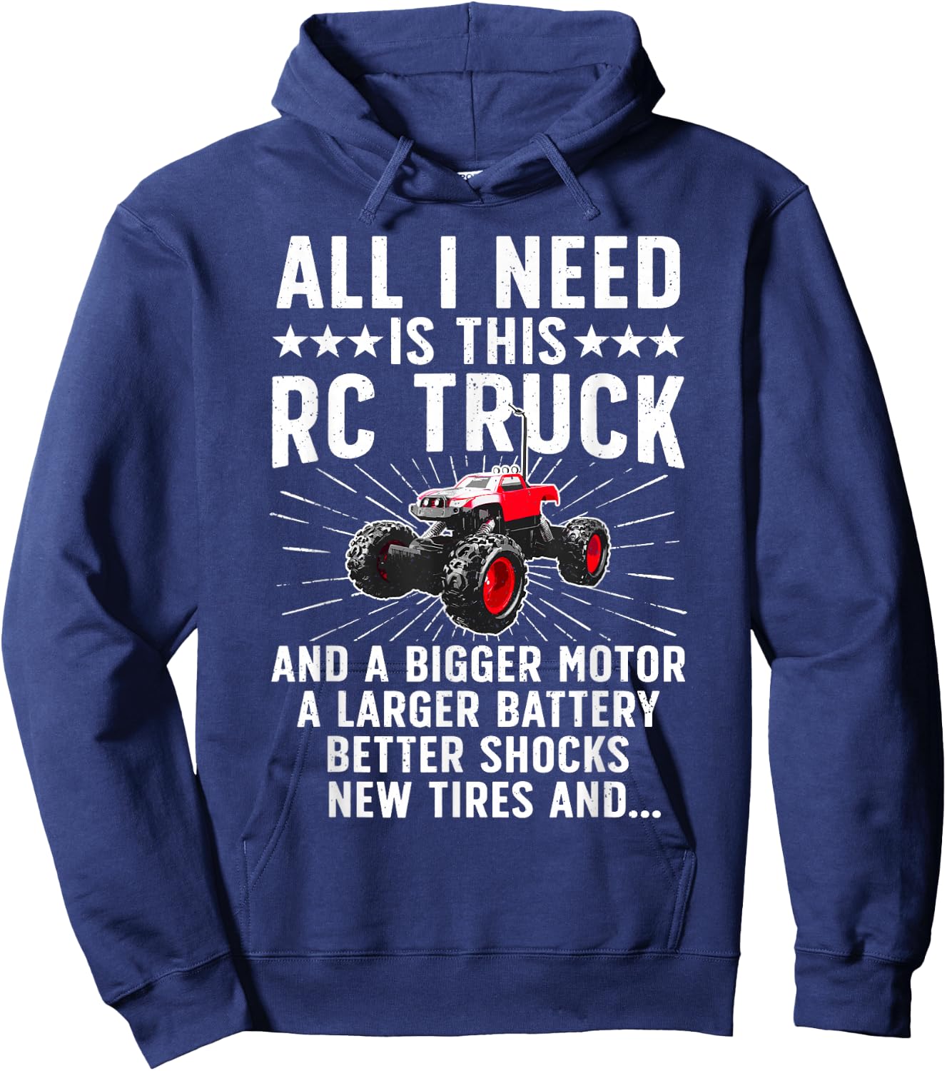 Best RC Car Design Women Kids RC Car Racing Lovers Hoodie - Hoodie | Navy