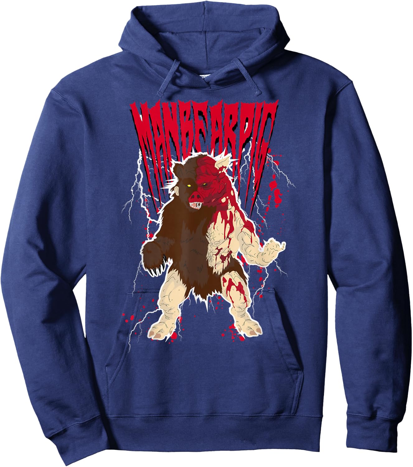 South Park Manbearpig Hoodie - Hoodie | Navy