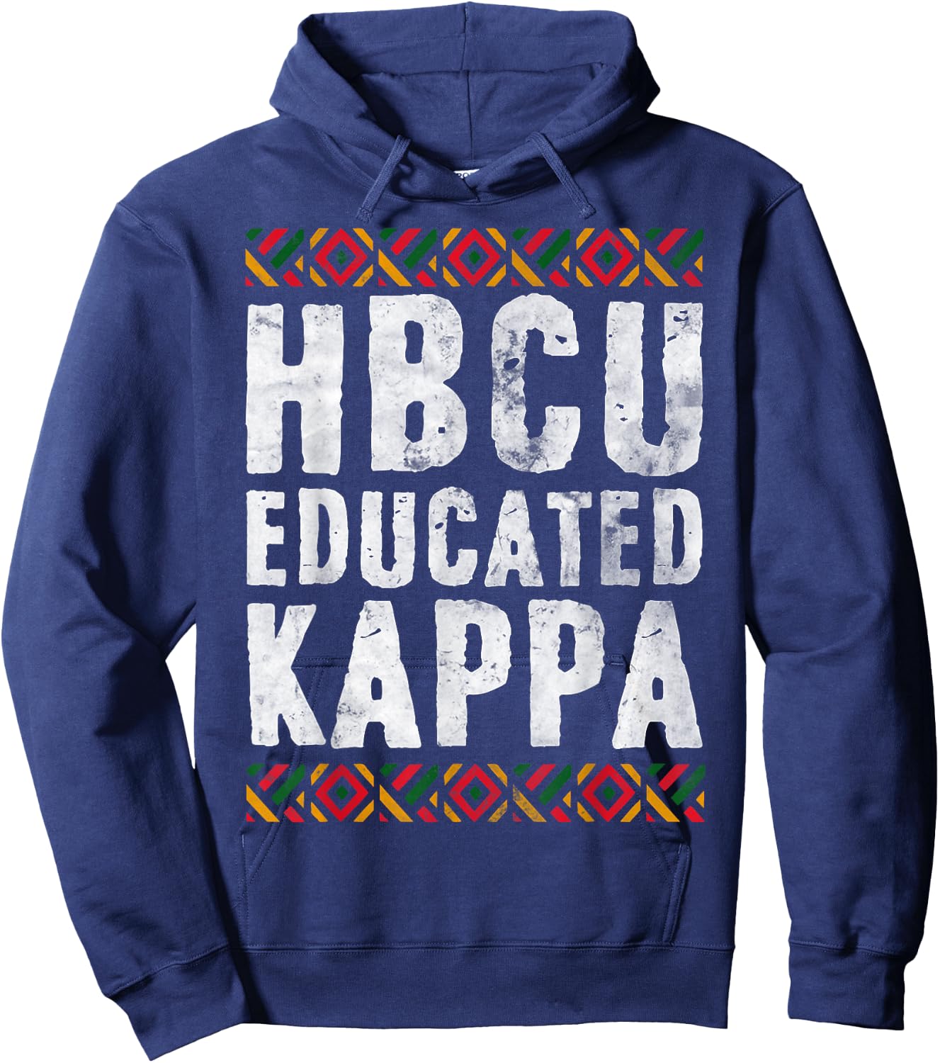 HBCU Educated KAPPA Shirt Historical Black College Alumni Hoodie - Hoodie | Navy