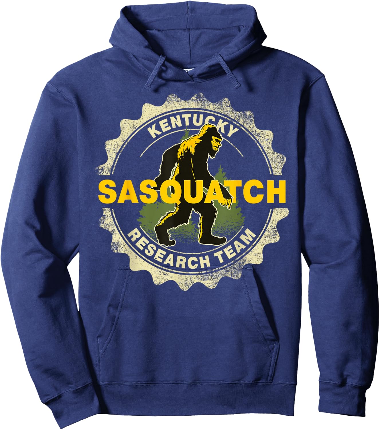 Kentucky Sasquatch Research Team Bigfoot Believer Fan Hoodie - Hoodie | Navy