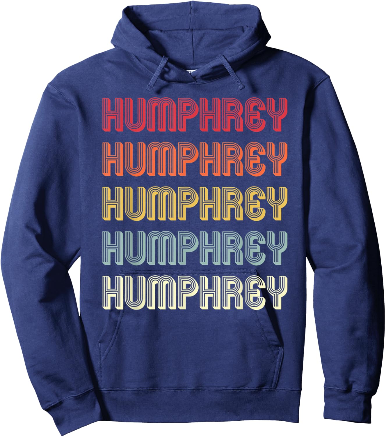 HUMPHREY Gift Surname Funny Retro Vintage Birthday Reunion Hoodie - Hoodie | Navy