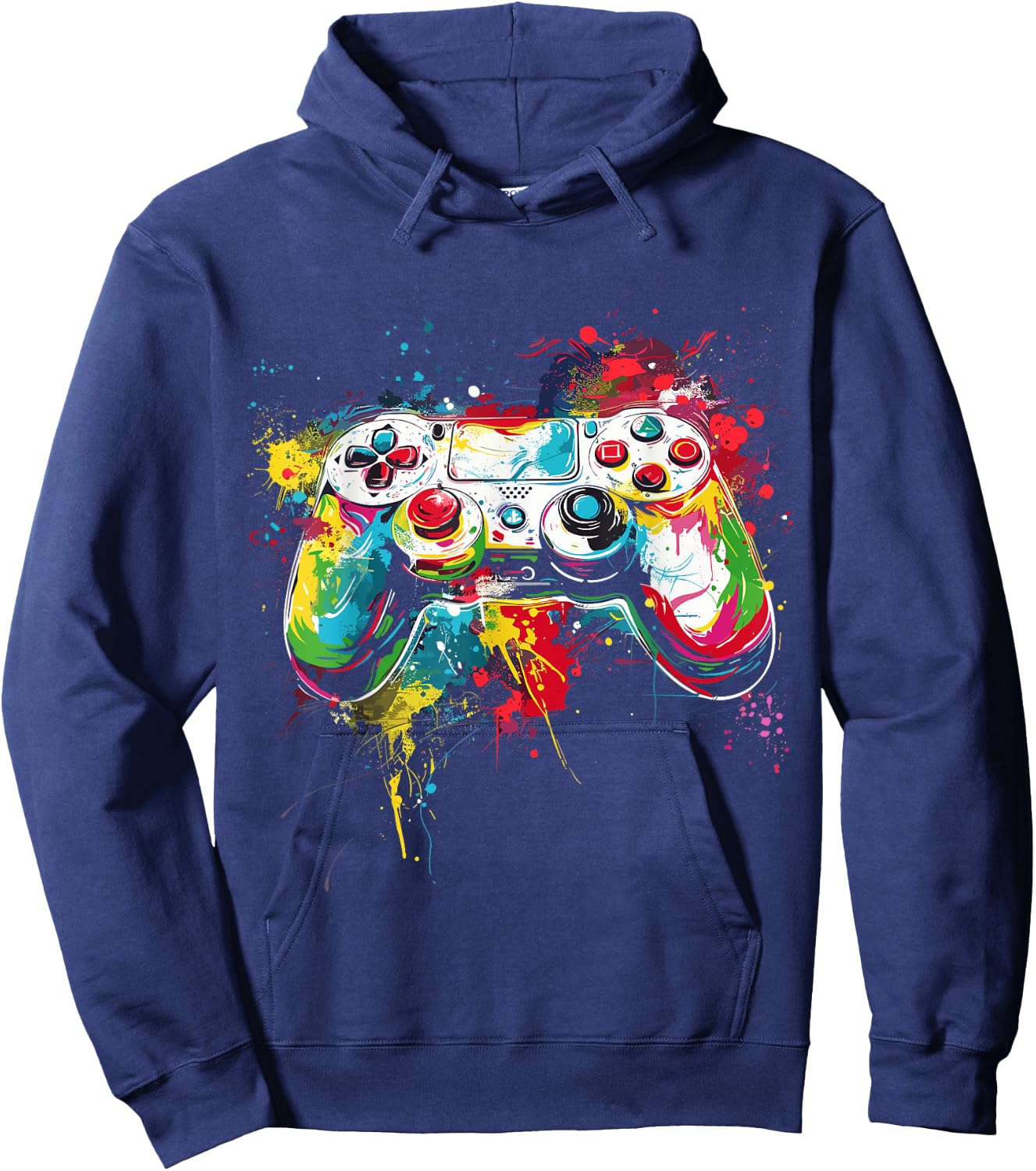 Control All The Things Video Game Controller Gamer Boys Men Hoodie - Hoodie | Navy