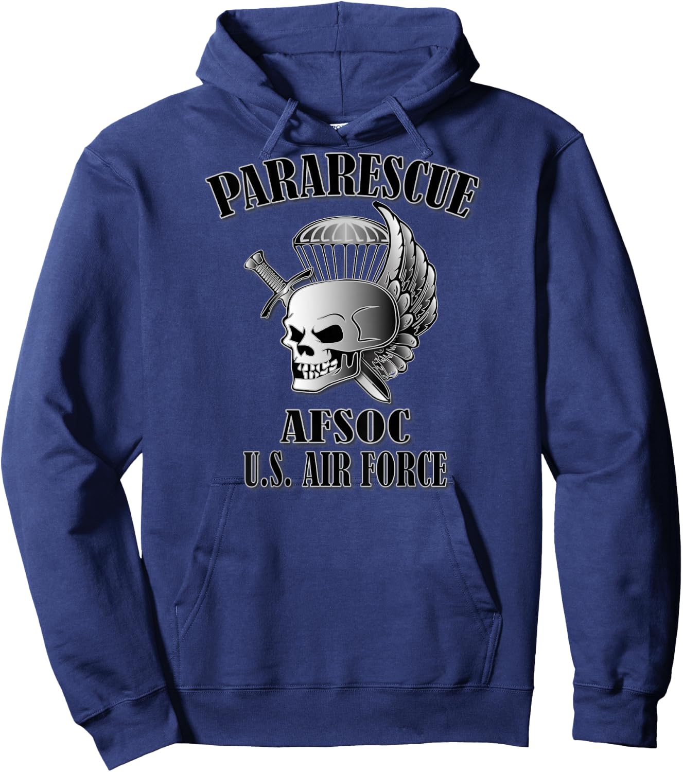 U.S.A.F. Pararescue (Back Design) Hoodie - Hoodie | Navy