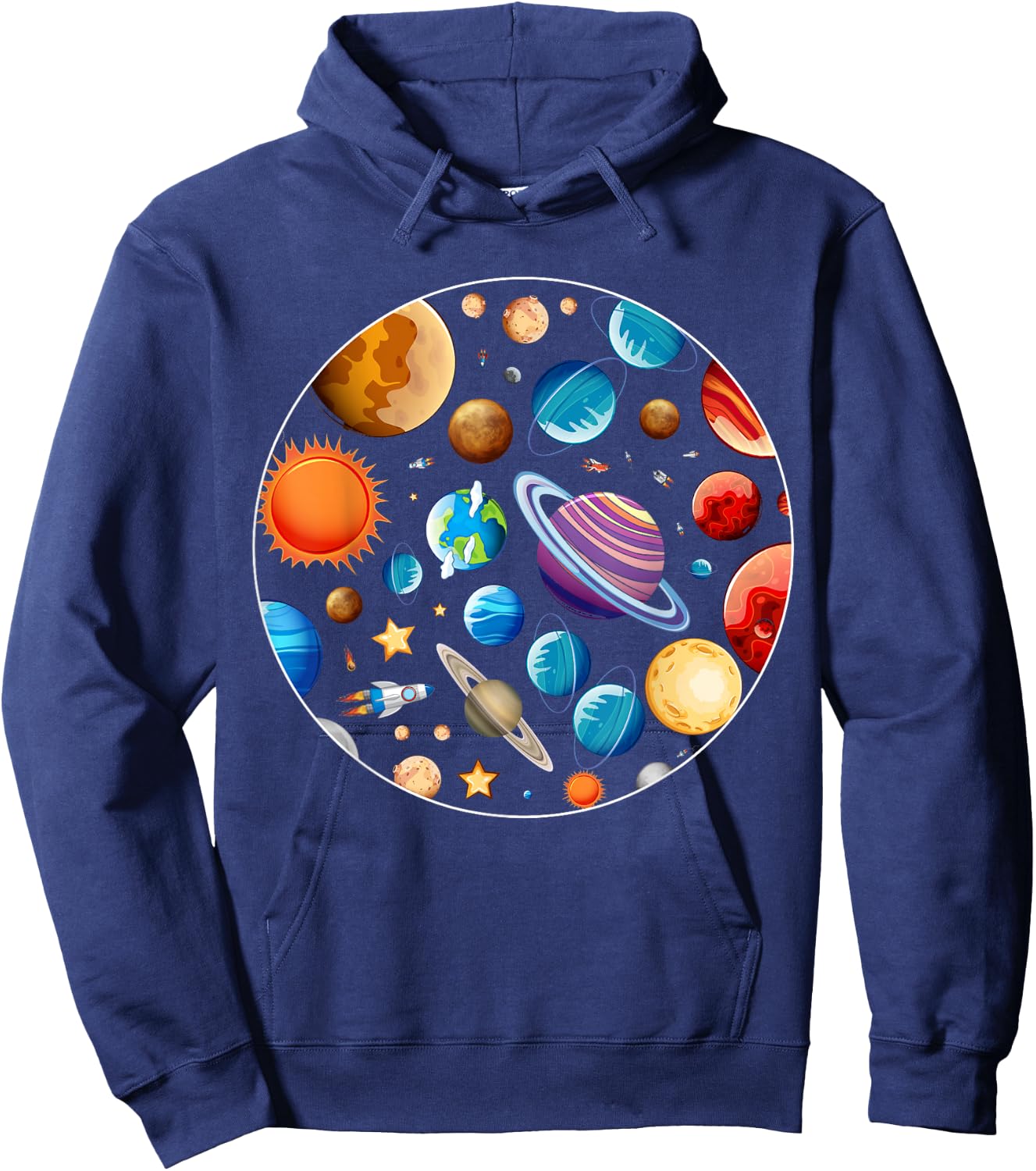 Planets Astronomy Universe Outer Space Science Hoodie - Hoodie | Navy